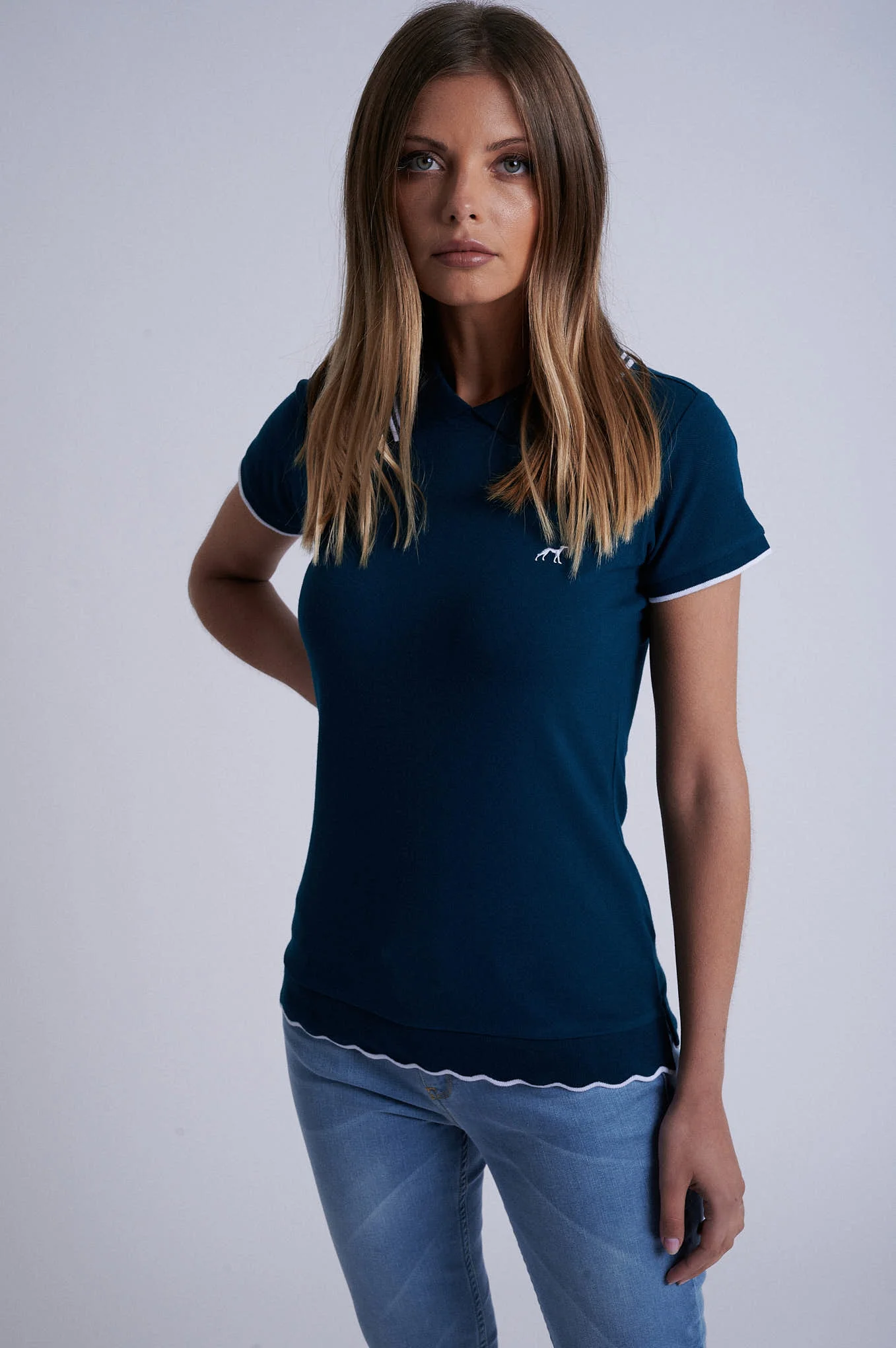 Short sleeve polo piquet with elastane - Image 7
