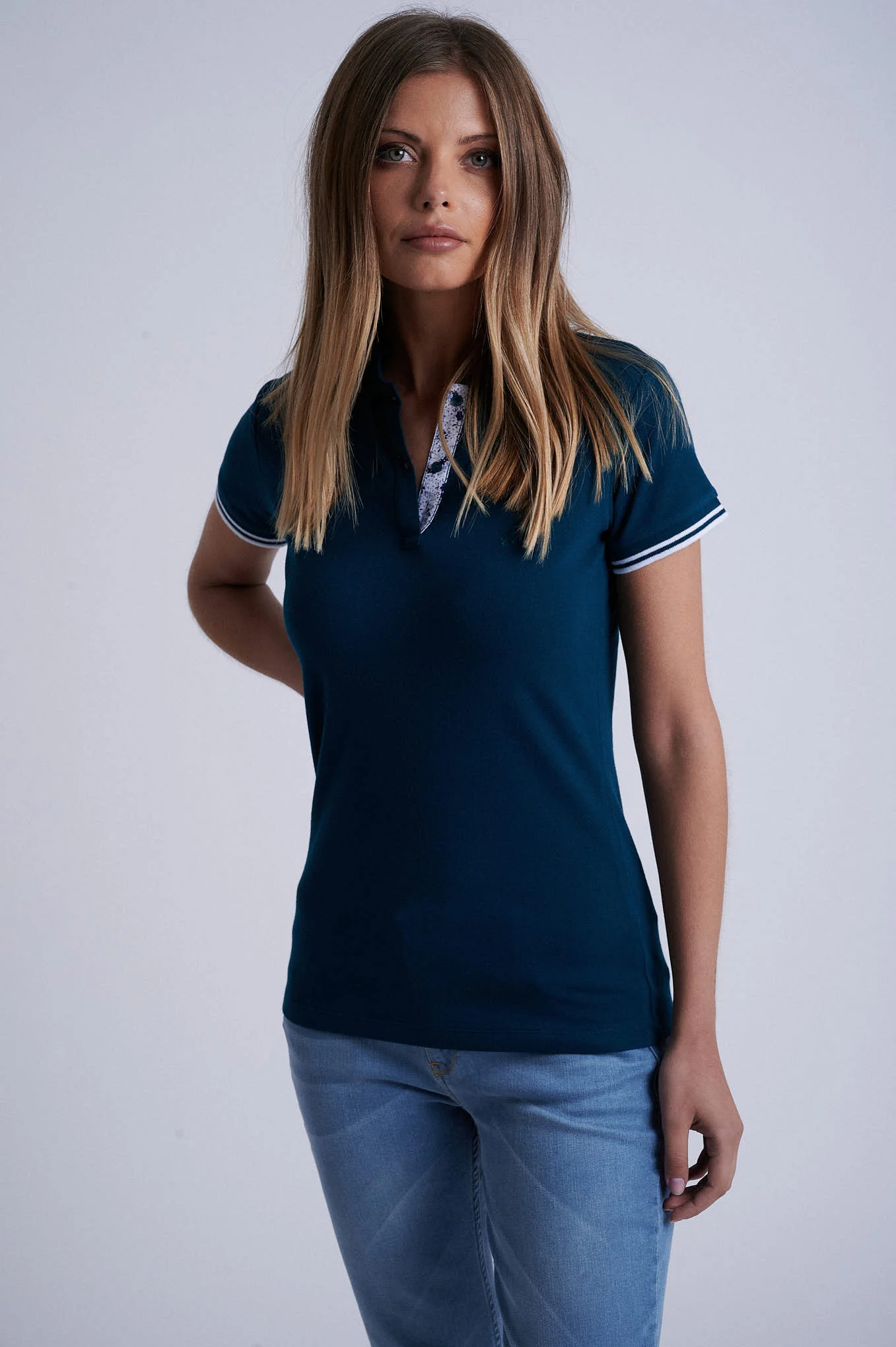 Short sleeve polo piquet with elastane - Image 12