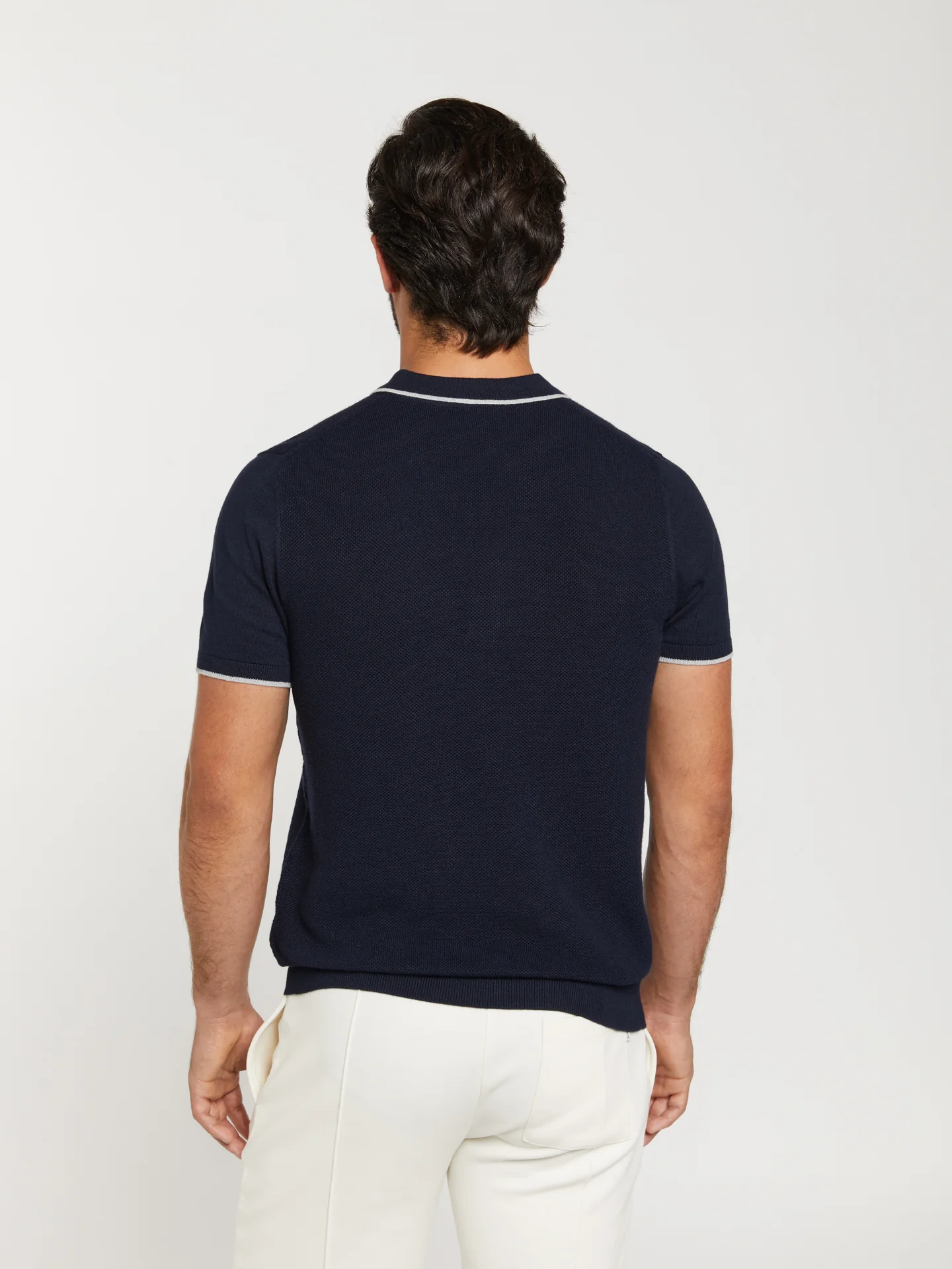 Short sleeve polo sweater - Image 6