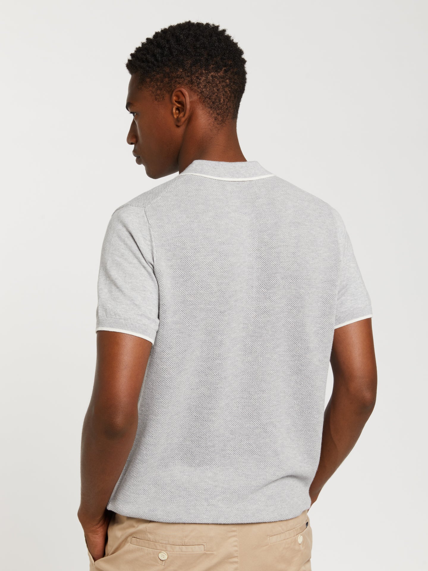 Short sleeve polo sweater - Image 9