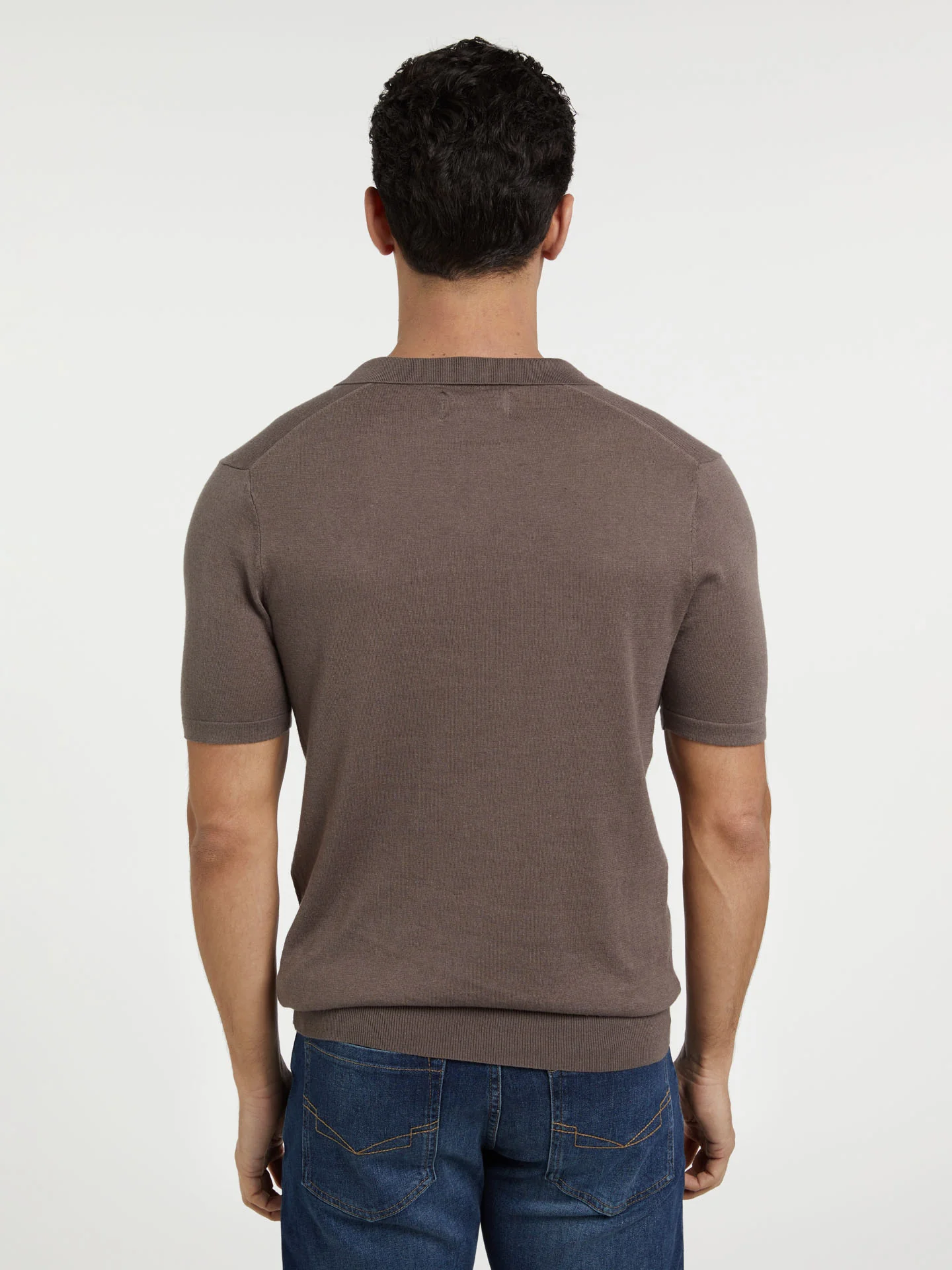 Short Sleeve Polo Sweater - Image 3