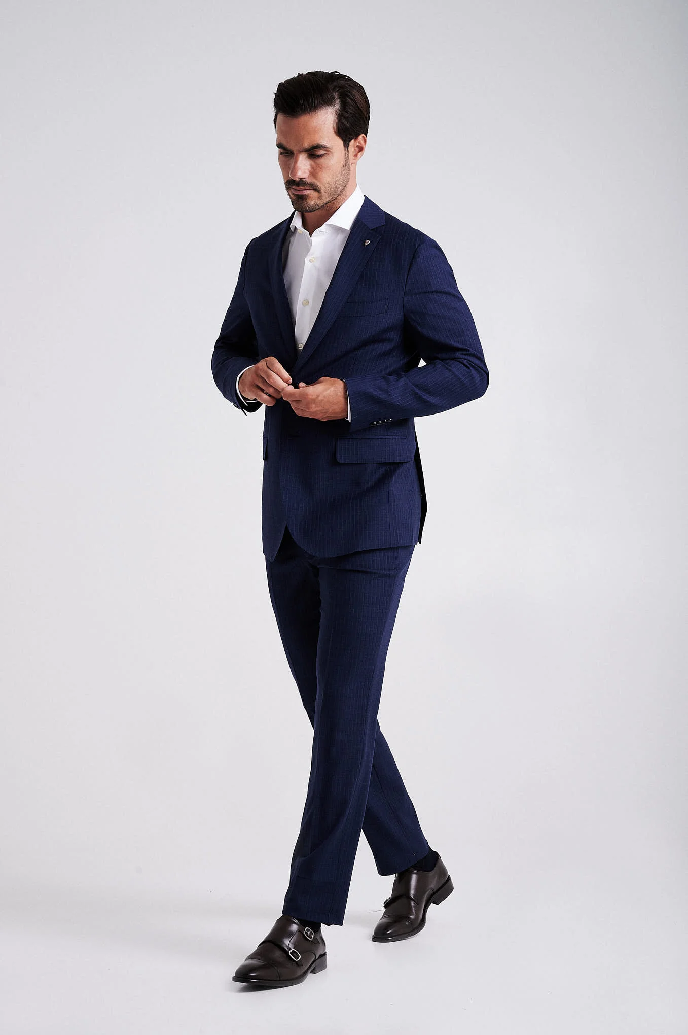Sim fit wool stretch suit - Image 11