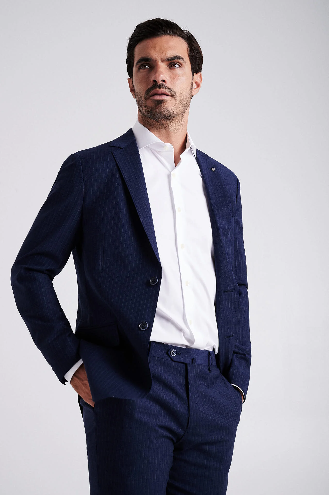 Sim fit wool stretch suit - Image 13