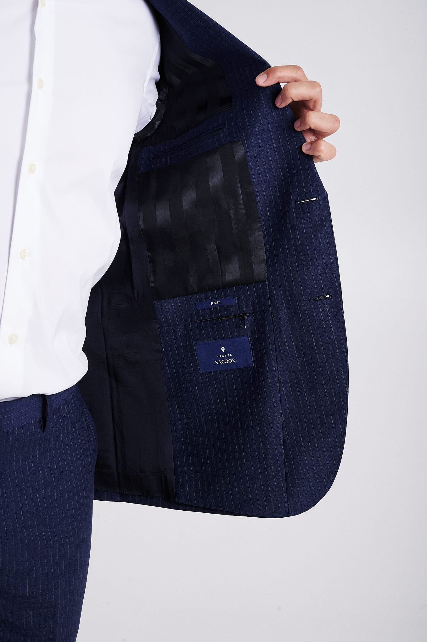 Sim fit wool stretch suit - Image 17