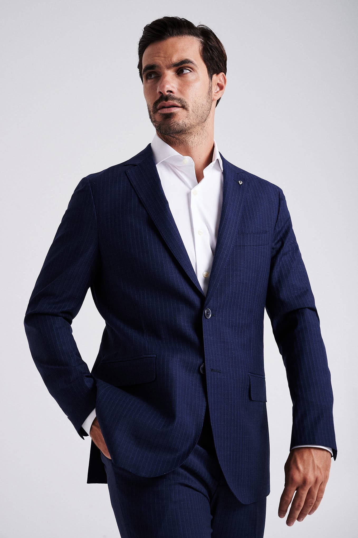 Sim fit wool stretch suit - Image 8