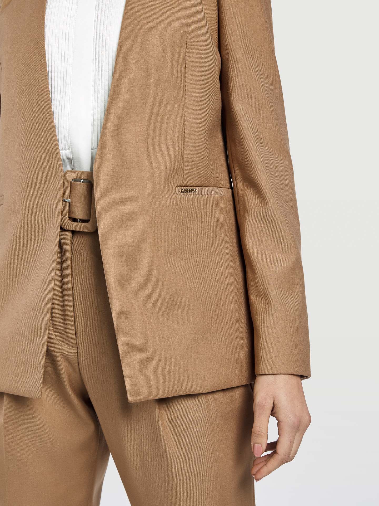 Single Breasted Camel Suit - Image 2