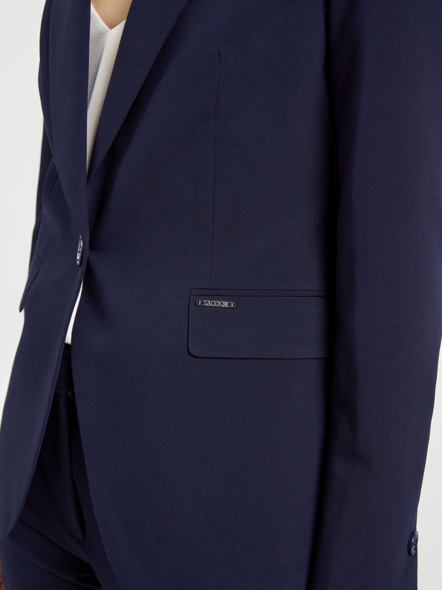 Single Breasted Dark Blue Suit - Image 3
