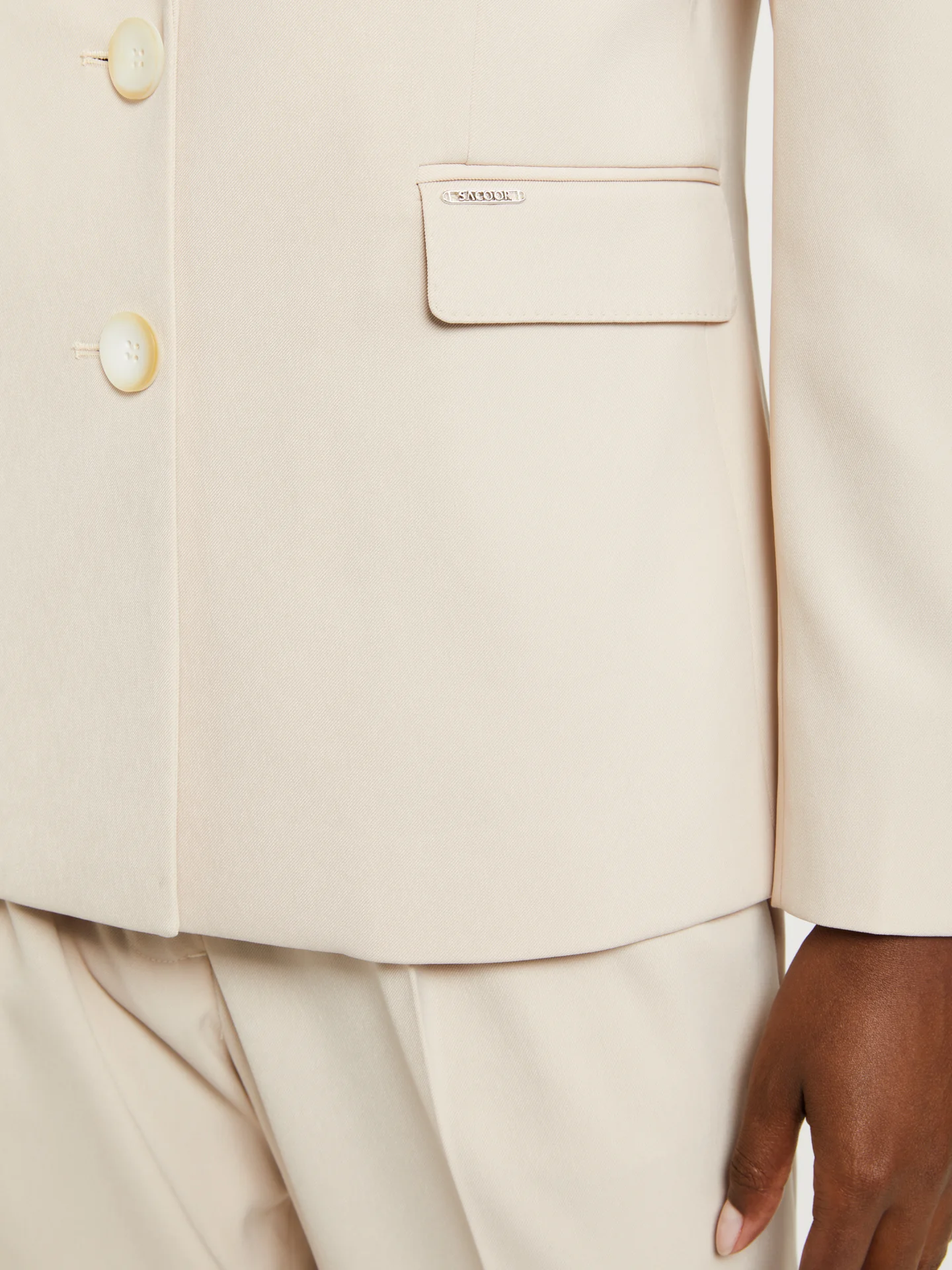 Single - breasted suit blazer - Image 3