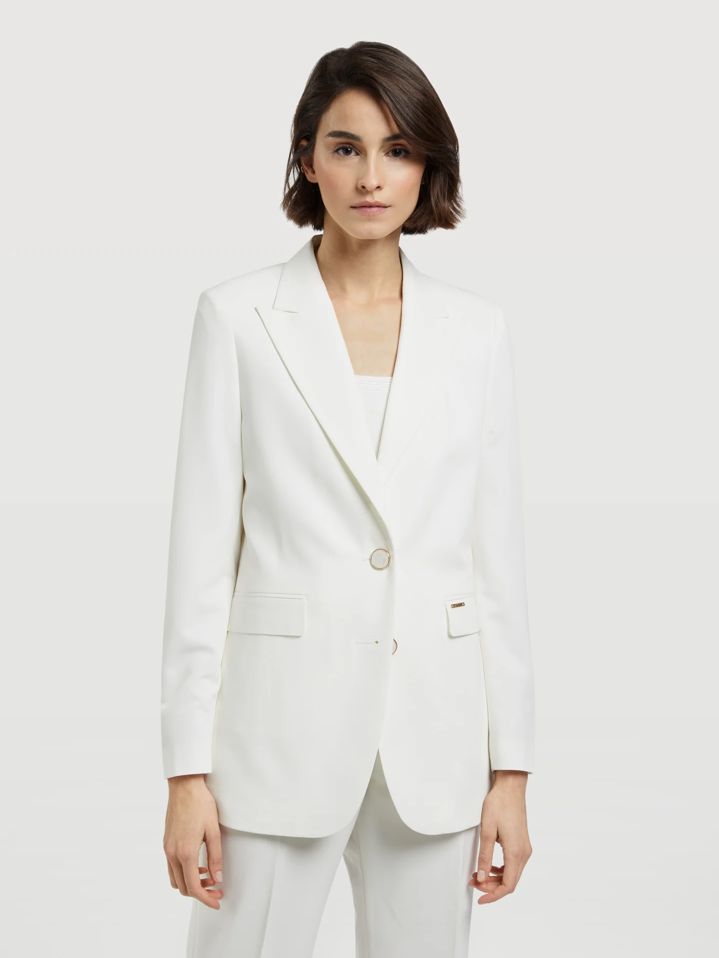 Single-Breasted Suit Blazer