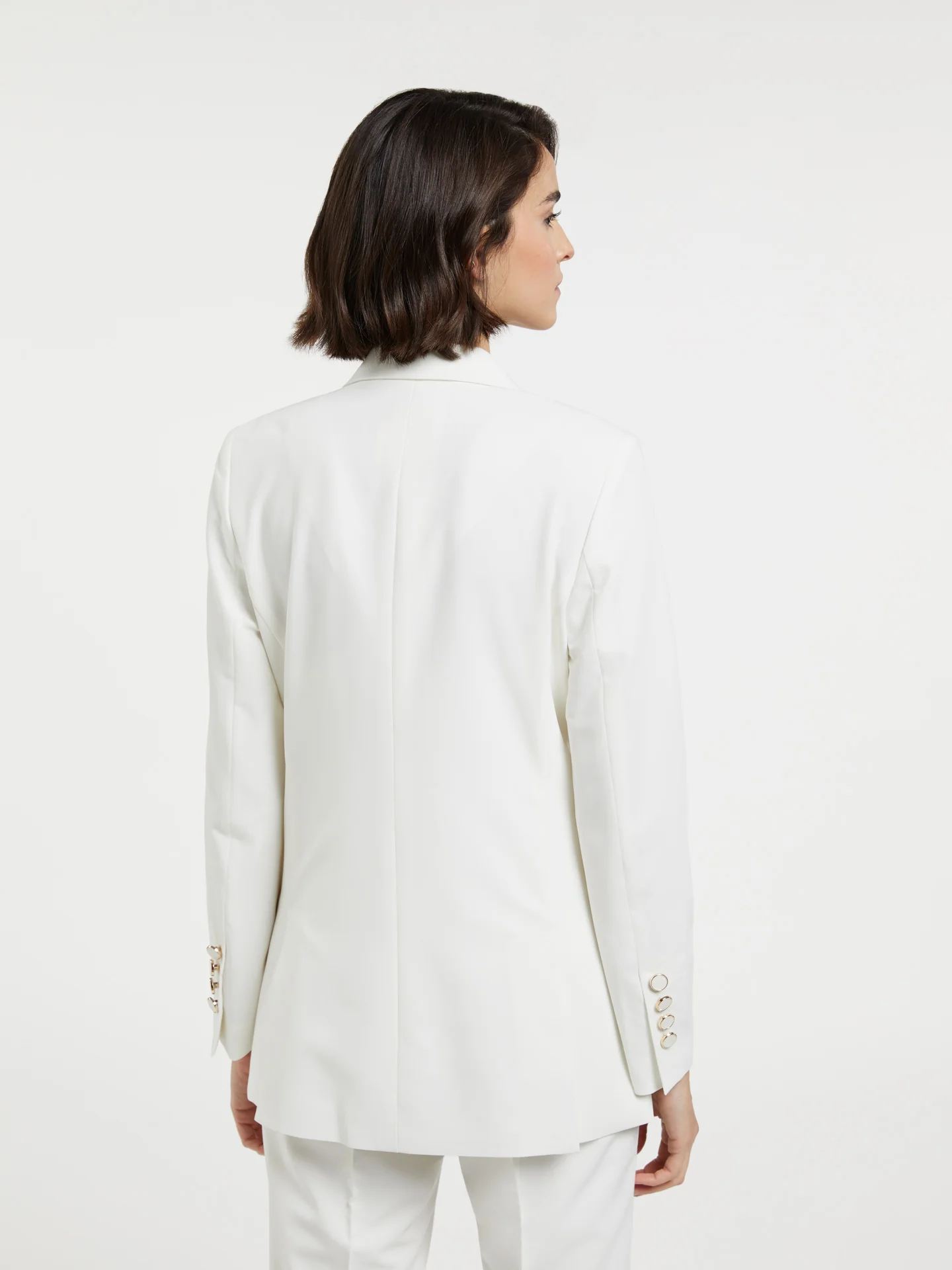 Single-Breasted Suit Blazer - Image 3