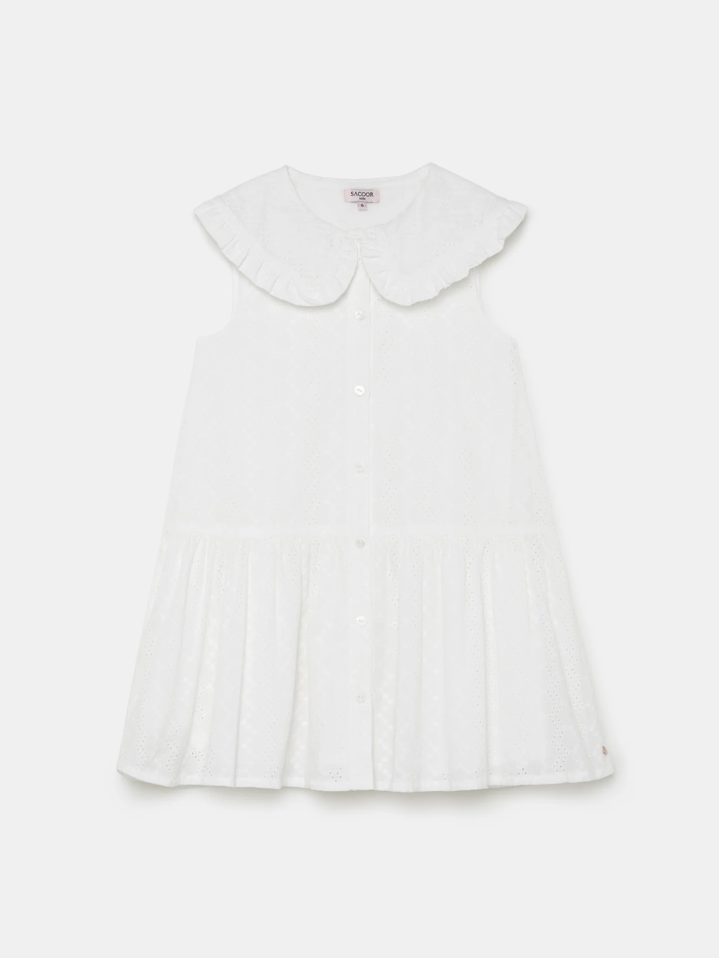 Sleeveless Collar Dress - Image 4