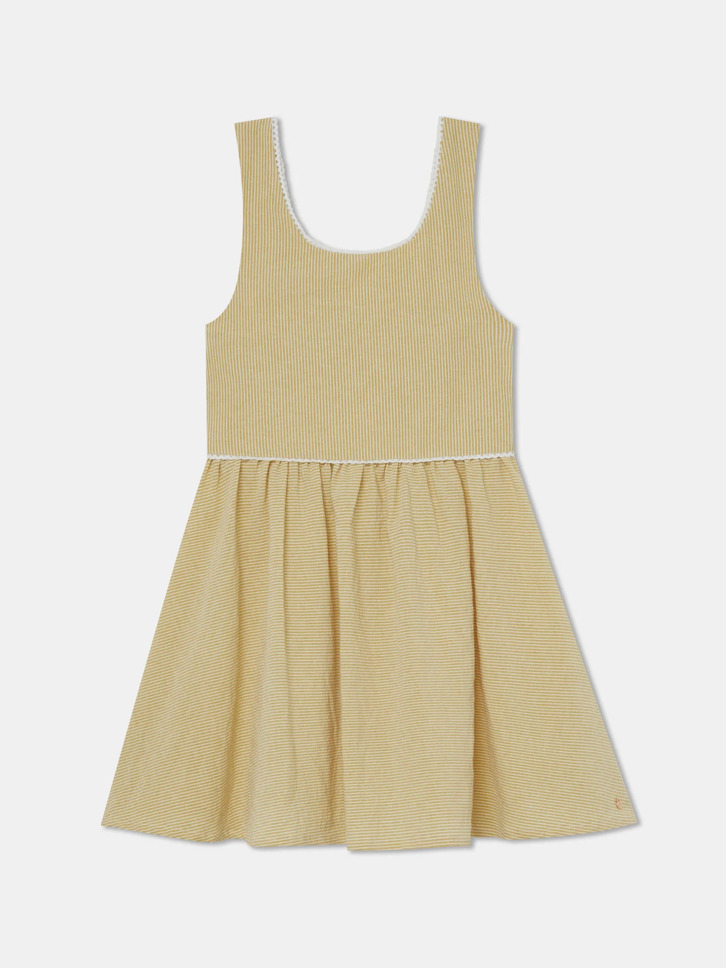 Sleeveless Striped Dress - Image 4