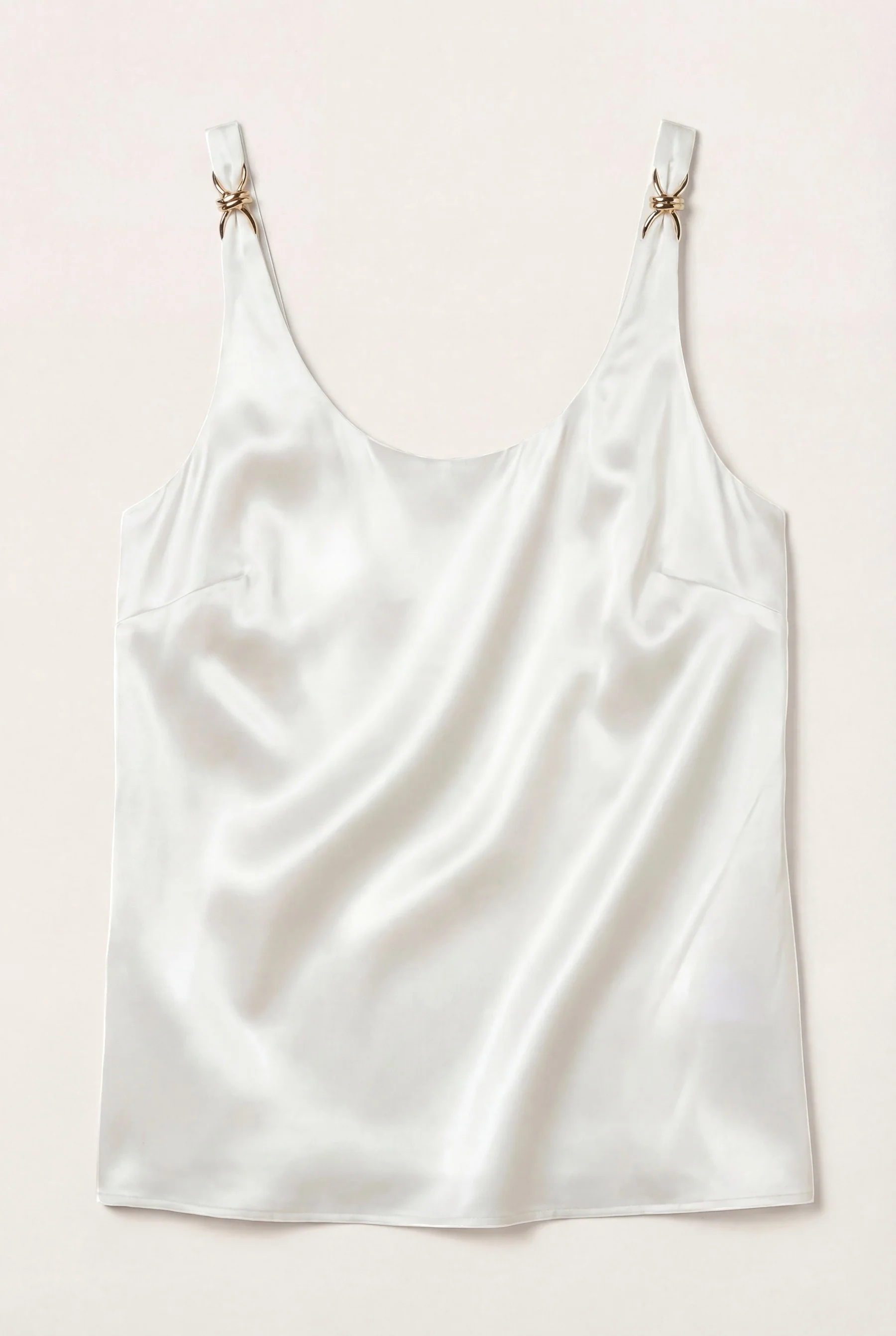 Sleeveless Top With Shoulder Buckle Detail In Rayon And Viscose Blend - Image 7