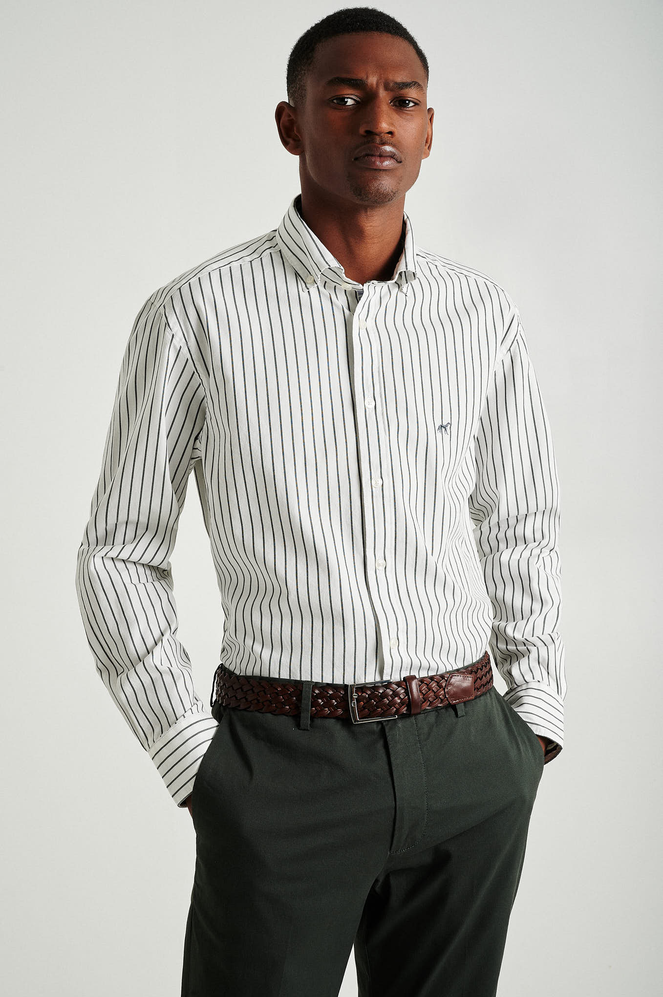 Slim fit 100% organic cotton shirt - Image 6