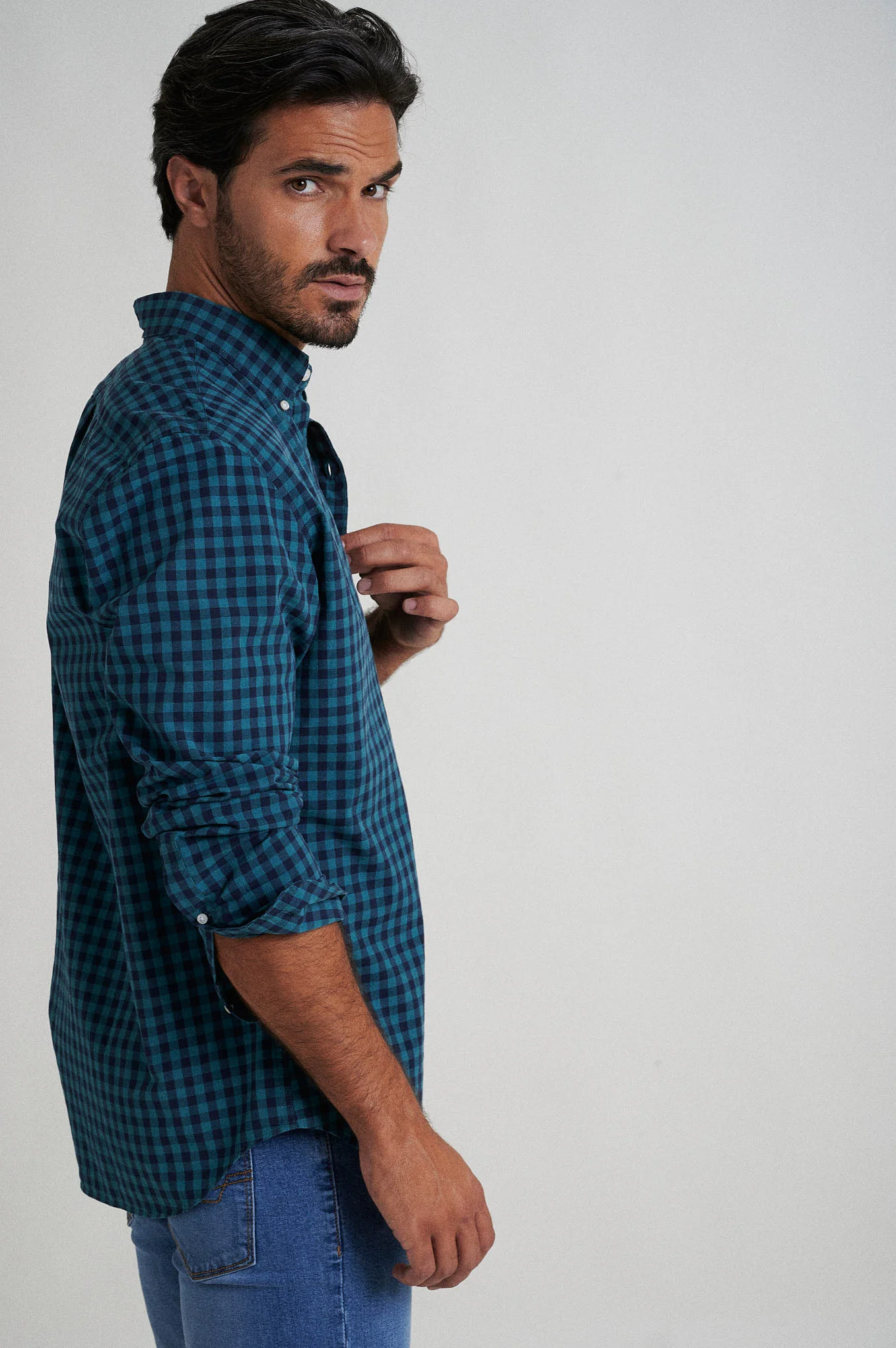 Slim fit 100% organic cotton shirt - Image 3