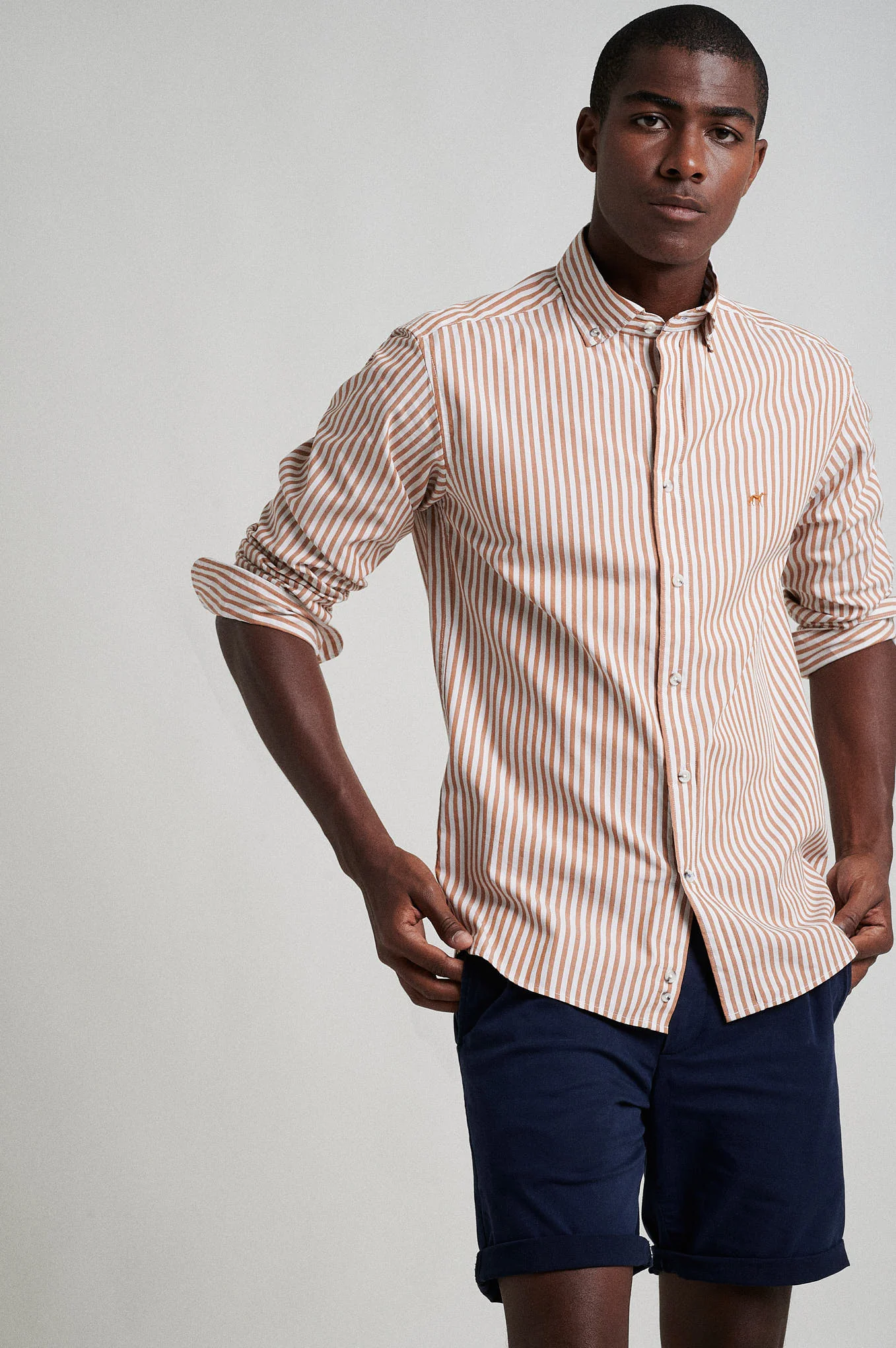 Slim fit 100% organic cotton shirt - Image 6