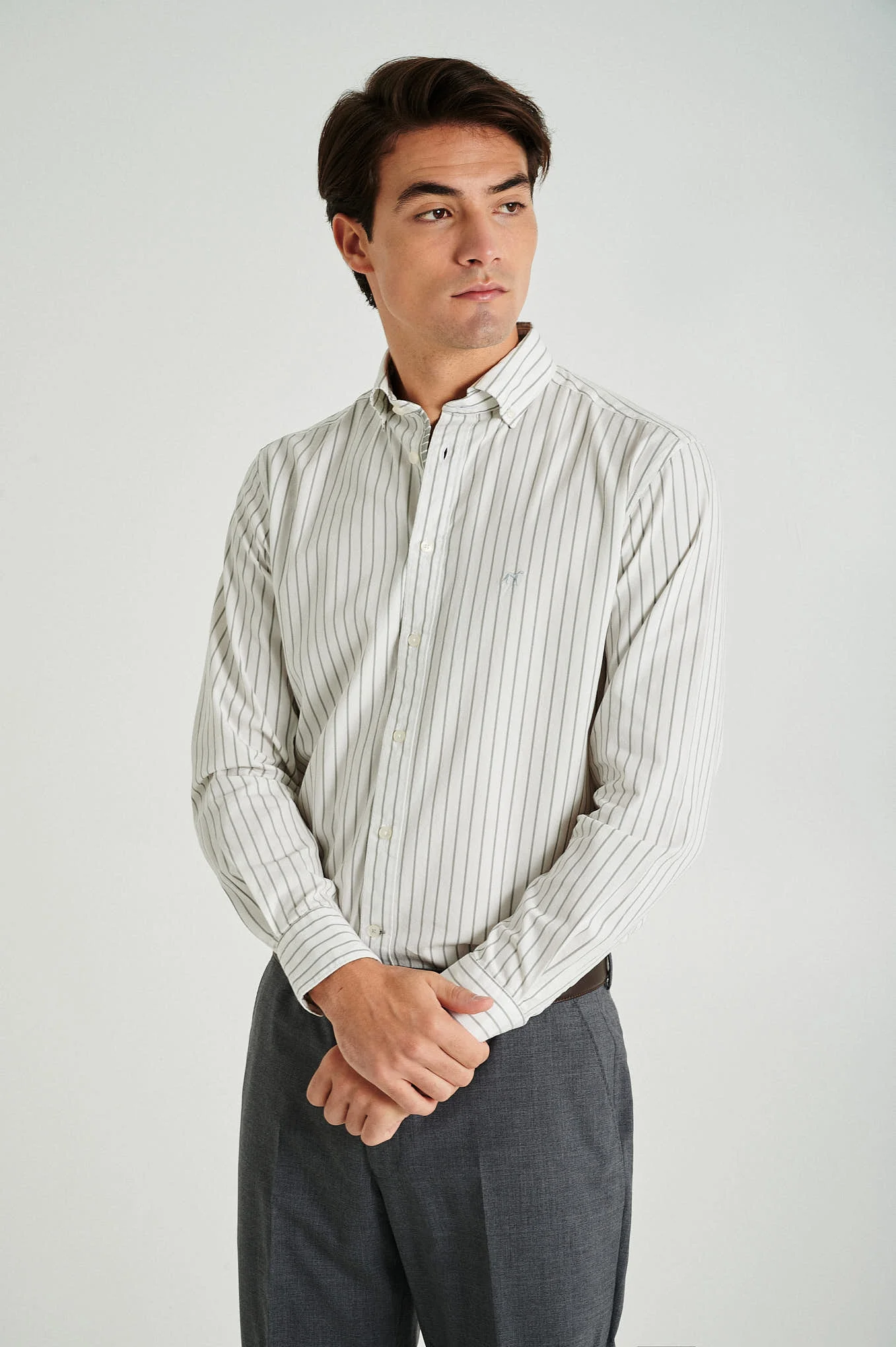 Slim fit 100% organic cotton shirt - Image 7