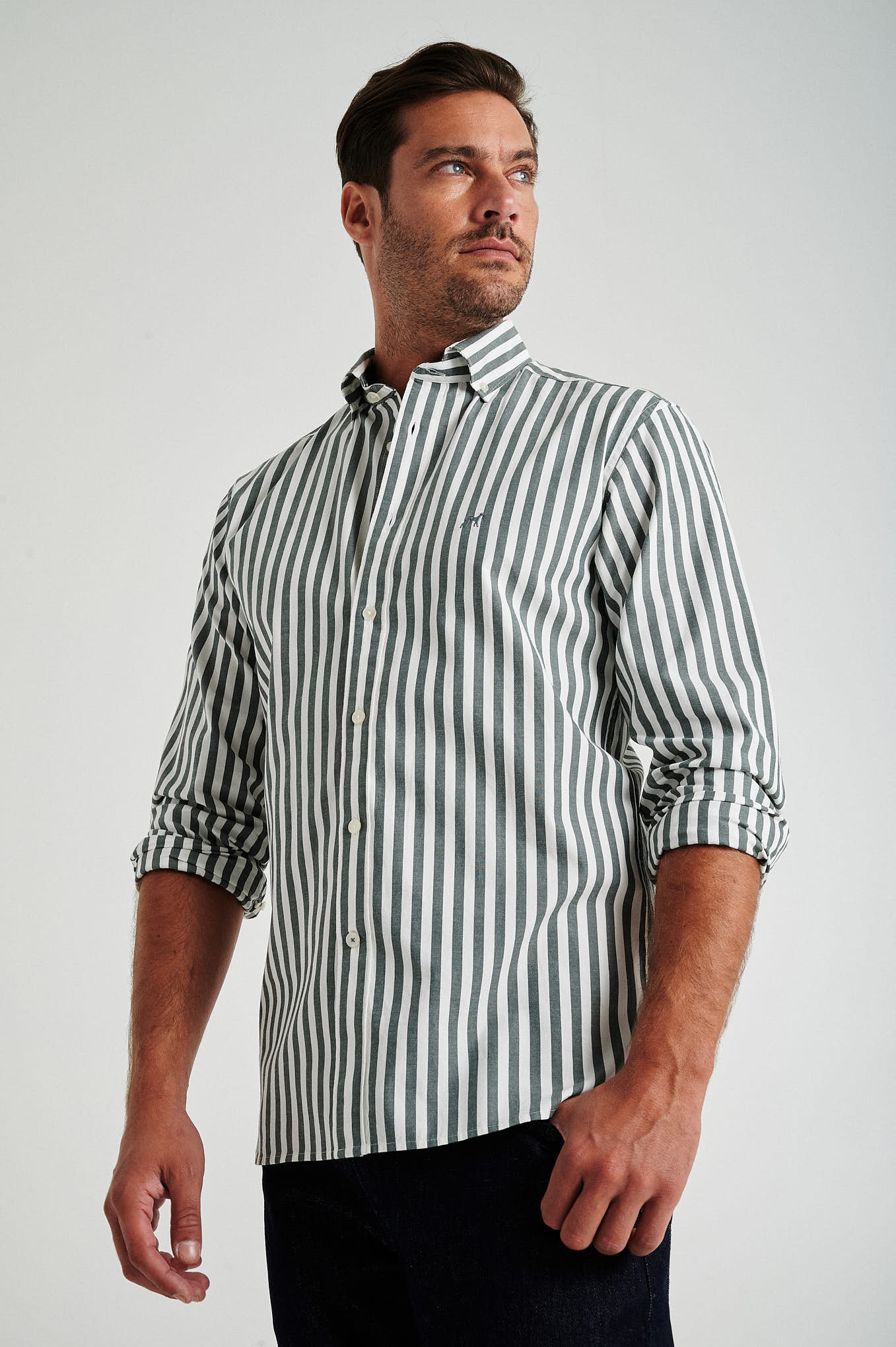 Slim fit 100% organic cotton shirt - Image 3