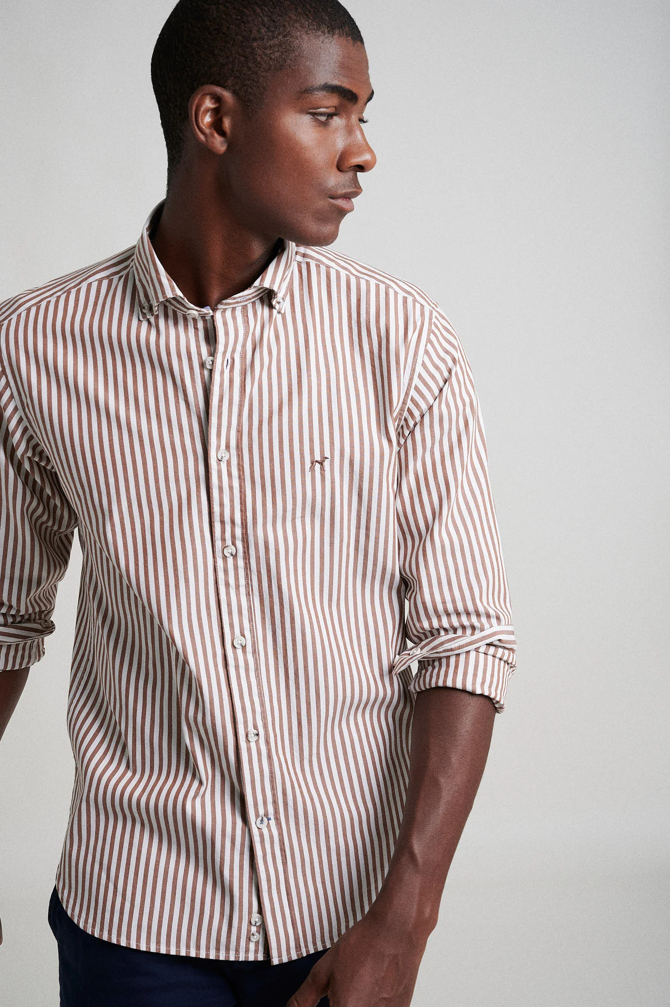 Slim fit 100% organic cotton shirt - Image 6