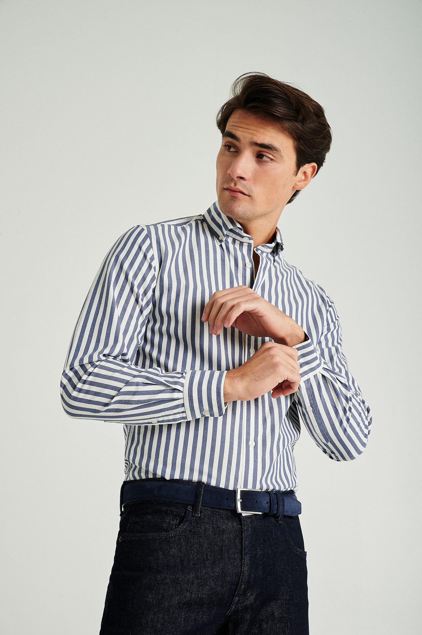 Slim fit 100% organic cotton shirt - Image 2