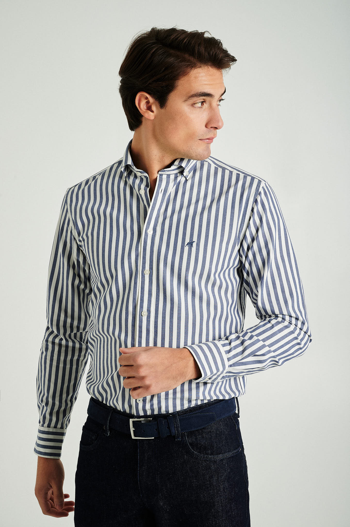 Slim fit 100% organic cotton shirt - Image 4