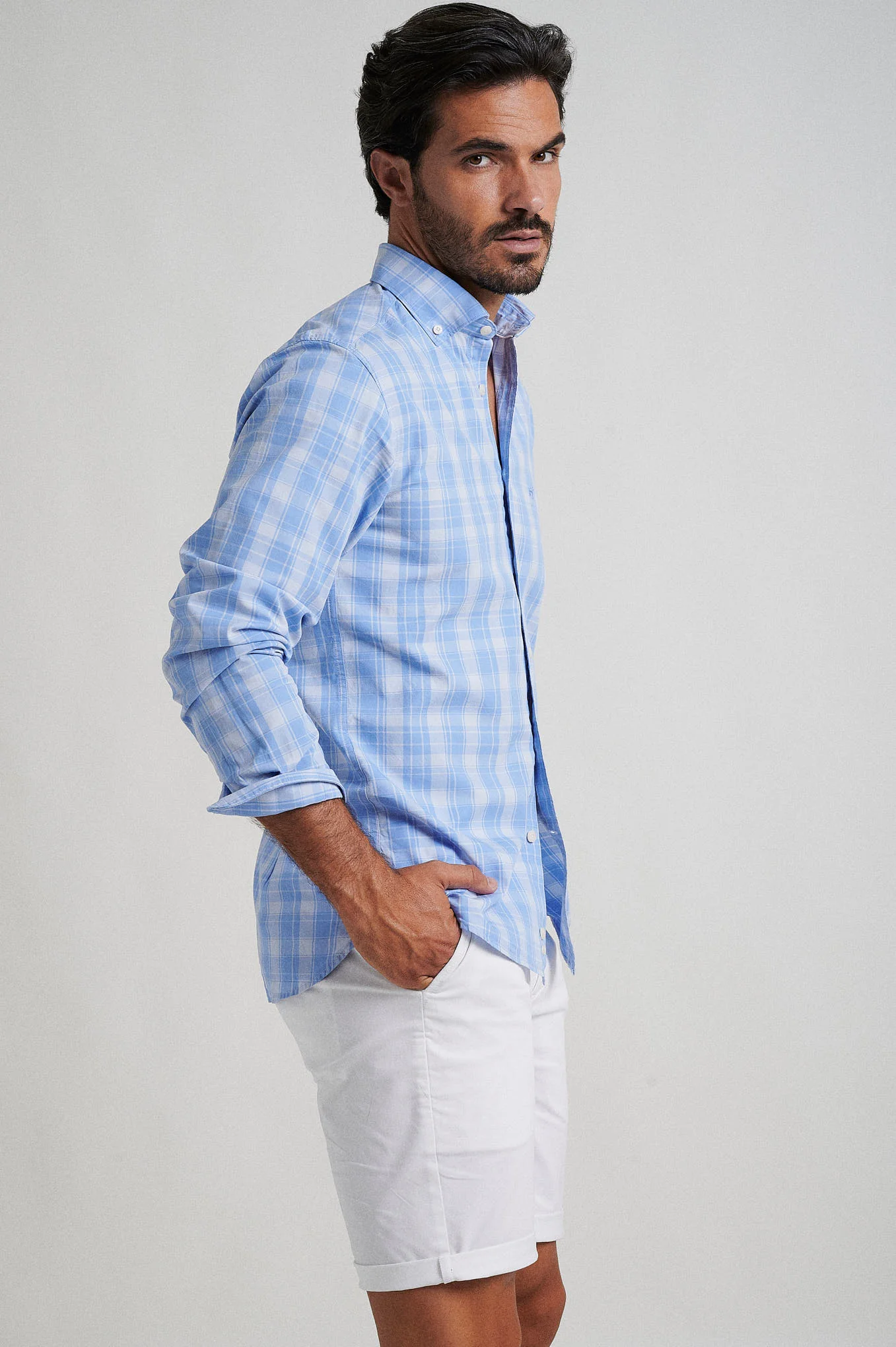 Slim fit 100% organic cotton shirt - Image 7