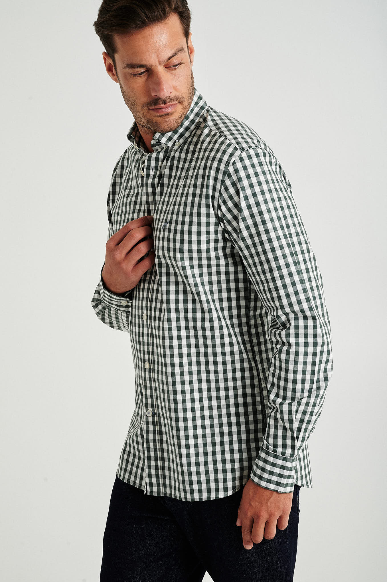 Slim fit 100% organic cotton shirt - Image 2