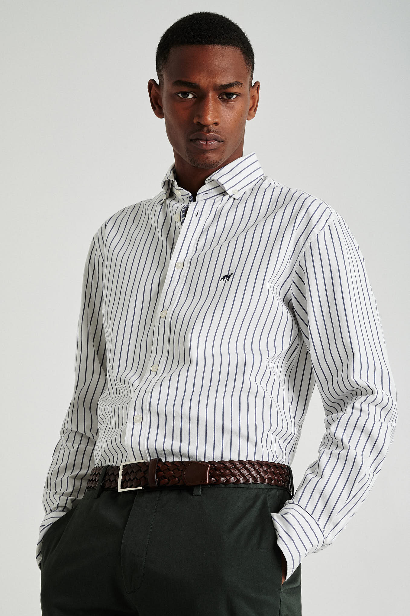 Slim fit 100% organic cotton shirt - Image 6
