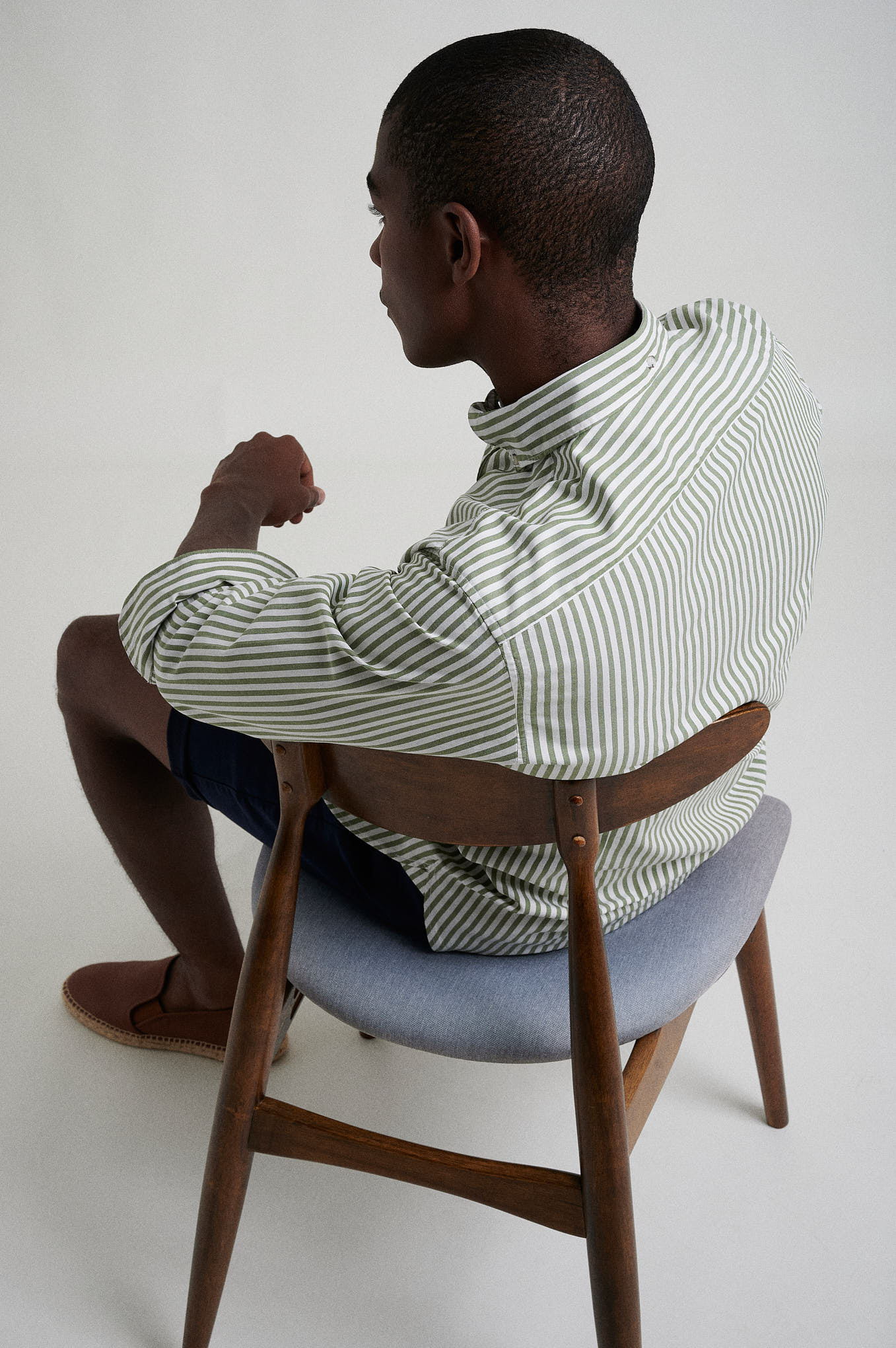 Slim fit 100% organic cotton shirt - Image 3