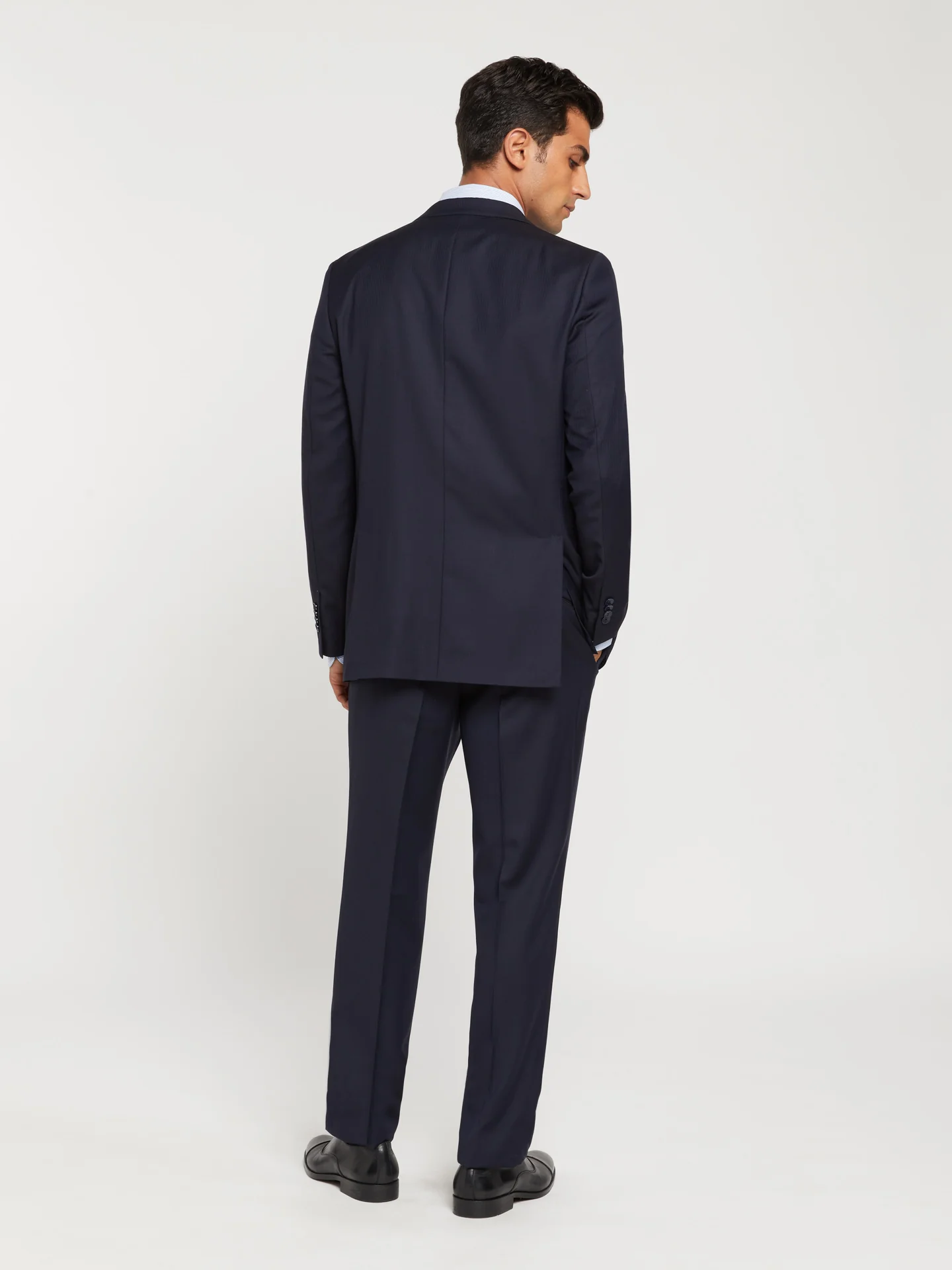 Slim fit 4 seasons herringbone suit - Image 3