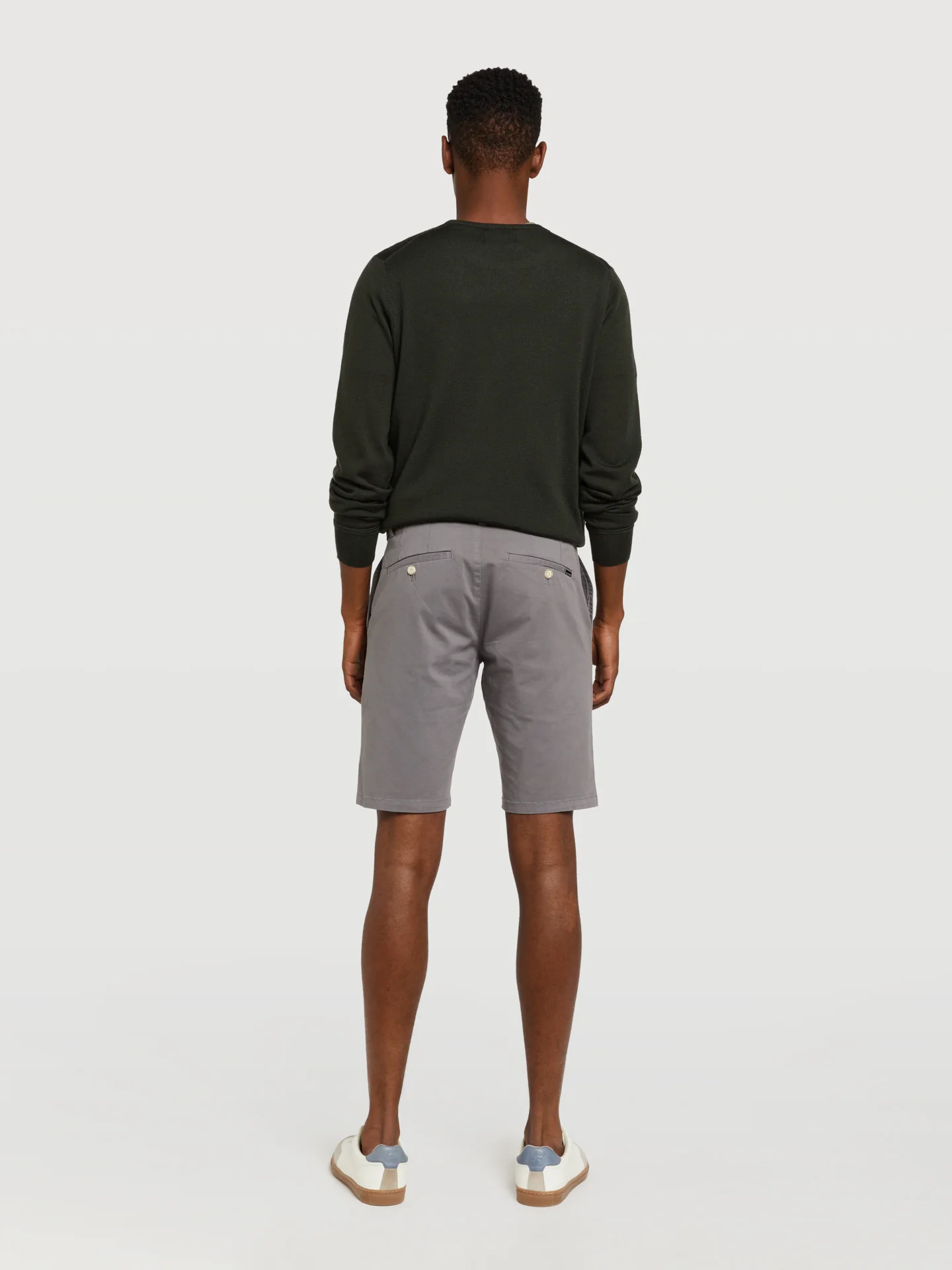 Slim fit basic bermuda shorts - Image 12