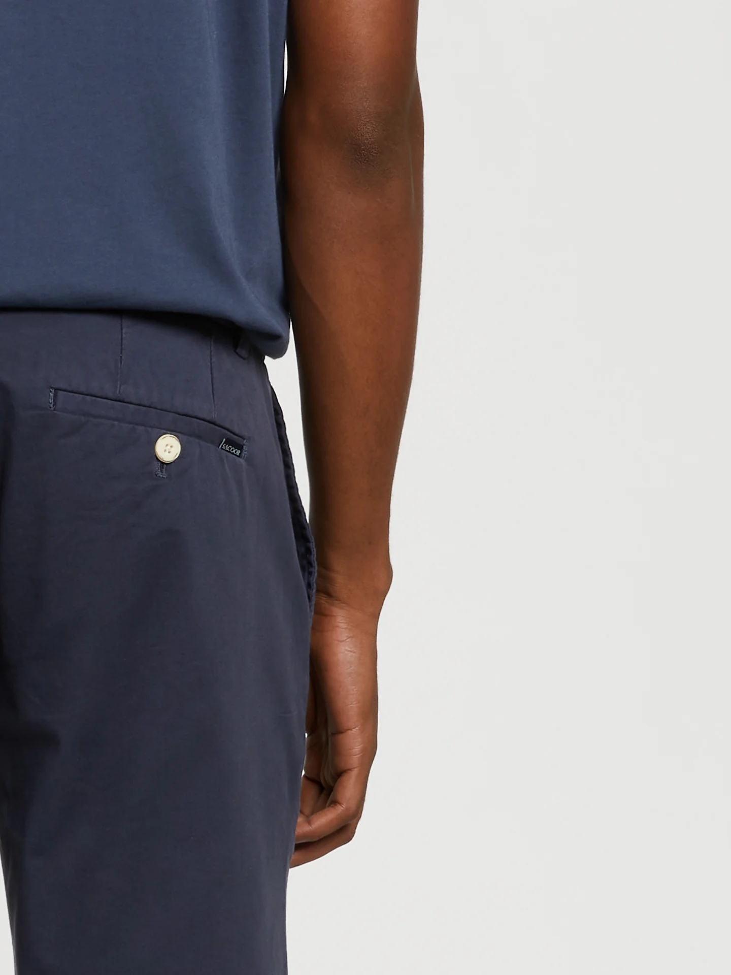 Slim fit basic bermuda shorts - Image 2