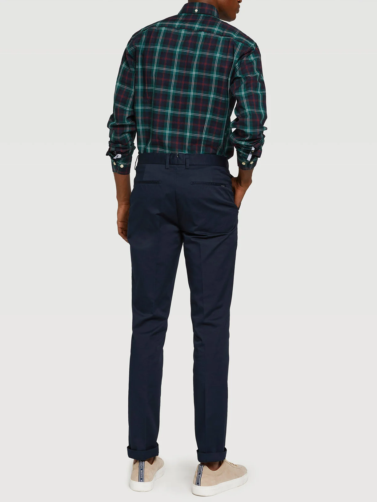 Slim fit basic chino trousers - Image 6