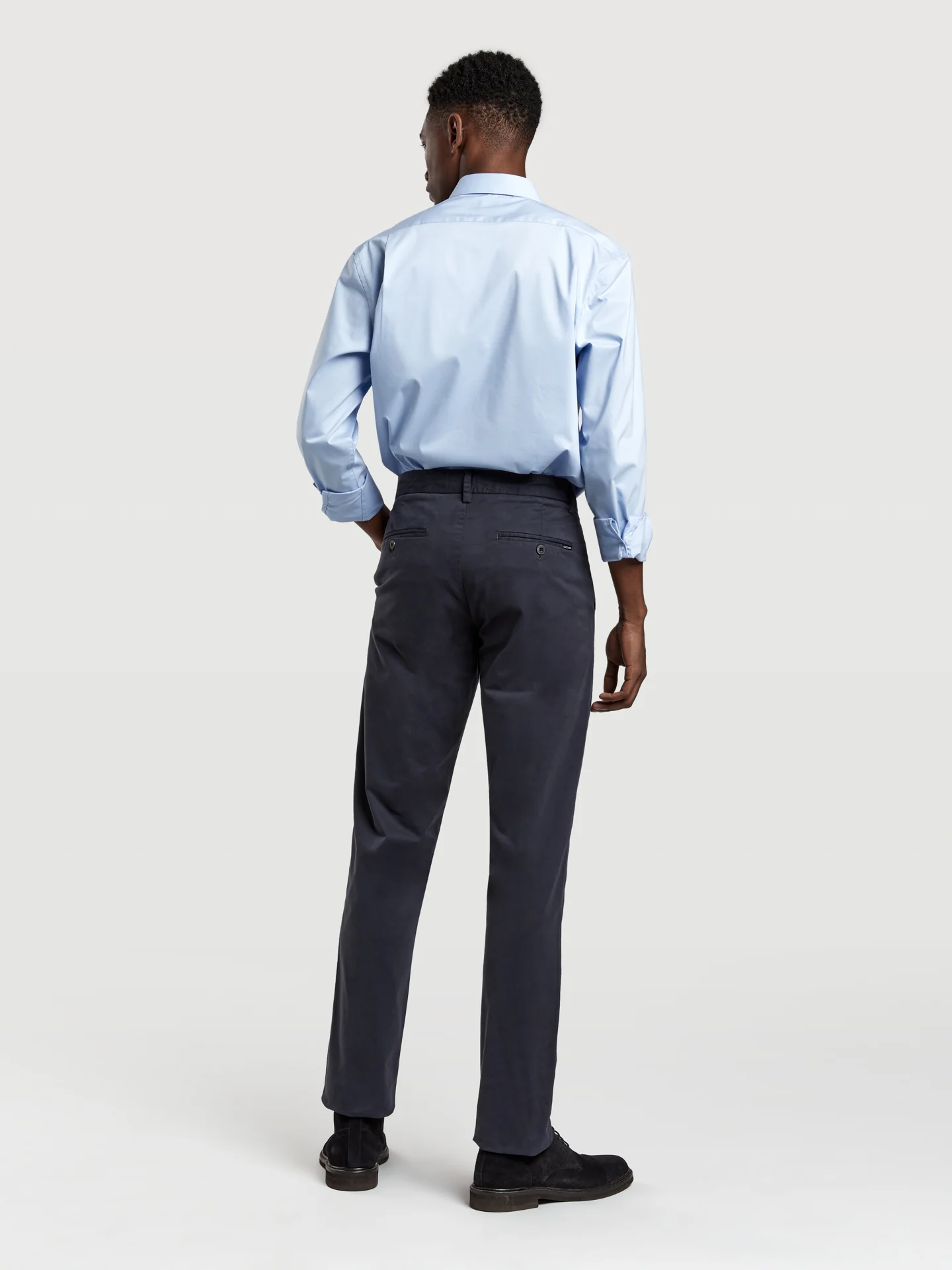 Slim fit basic chino trousers - Image 13