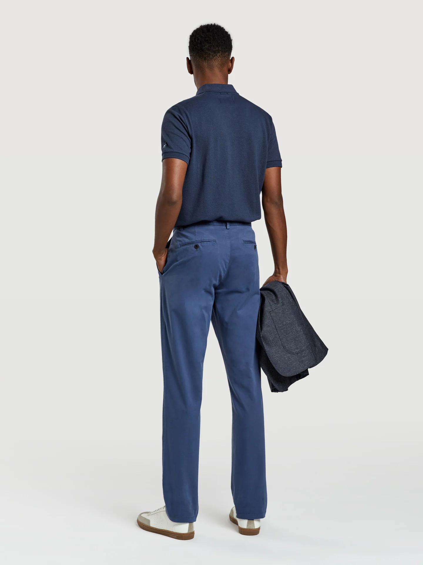 Slim fit basic chino trousers - Image 16