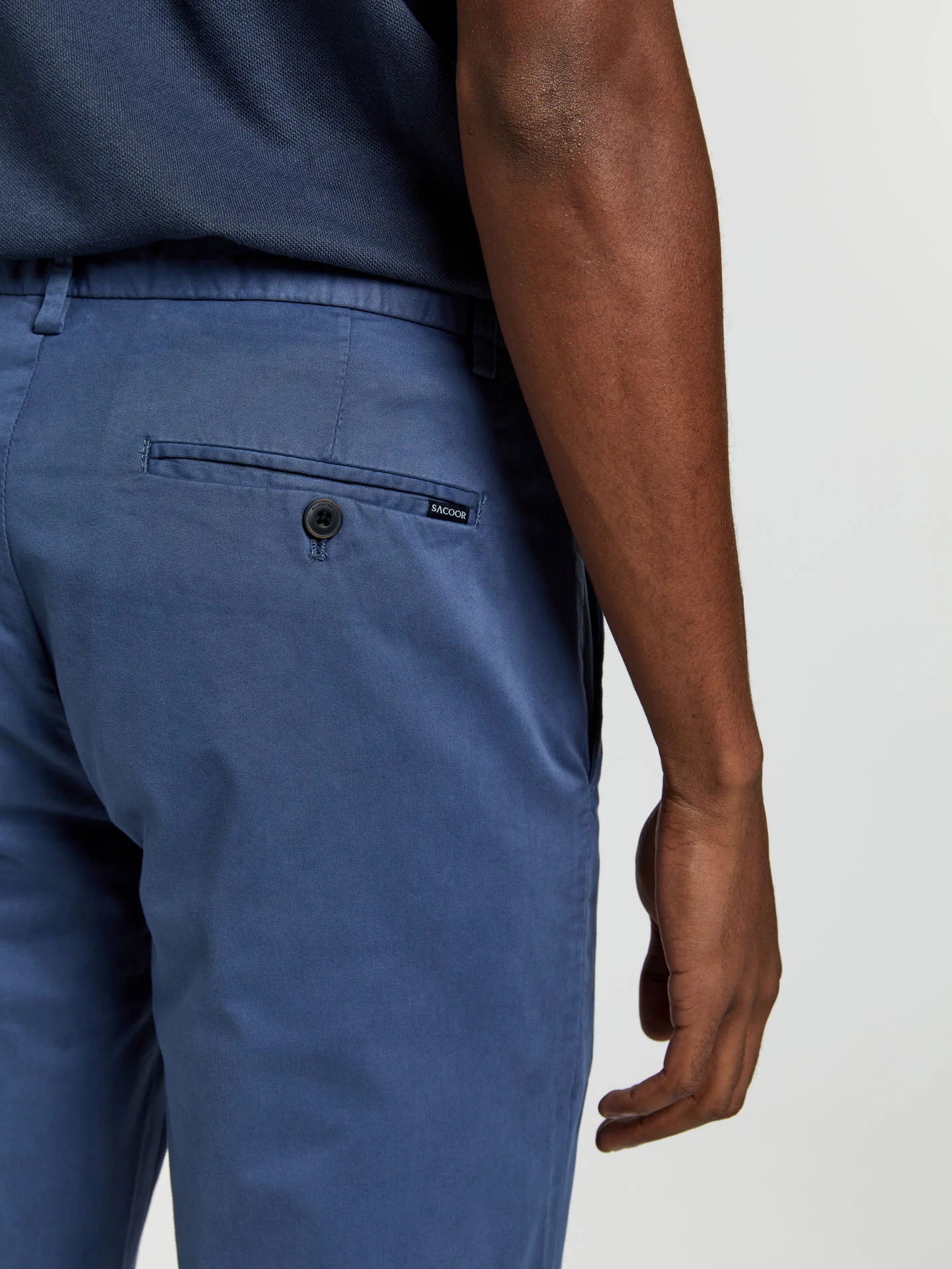 Slim fit basic chino trousers - Image 18