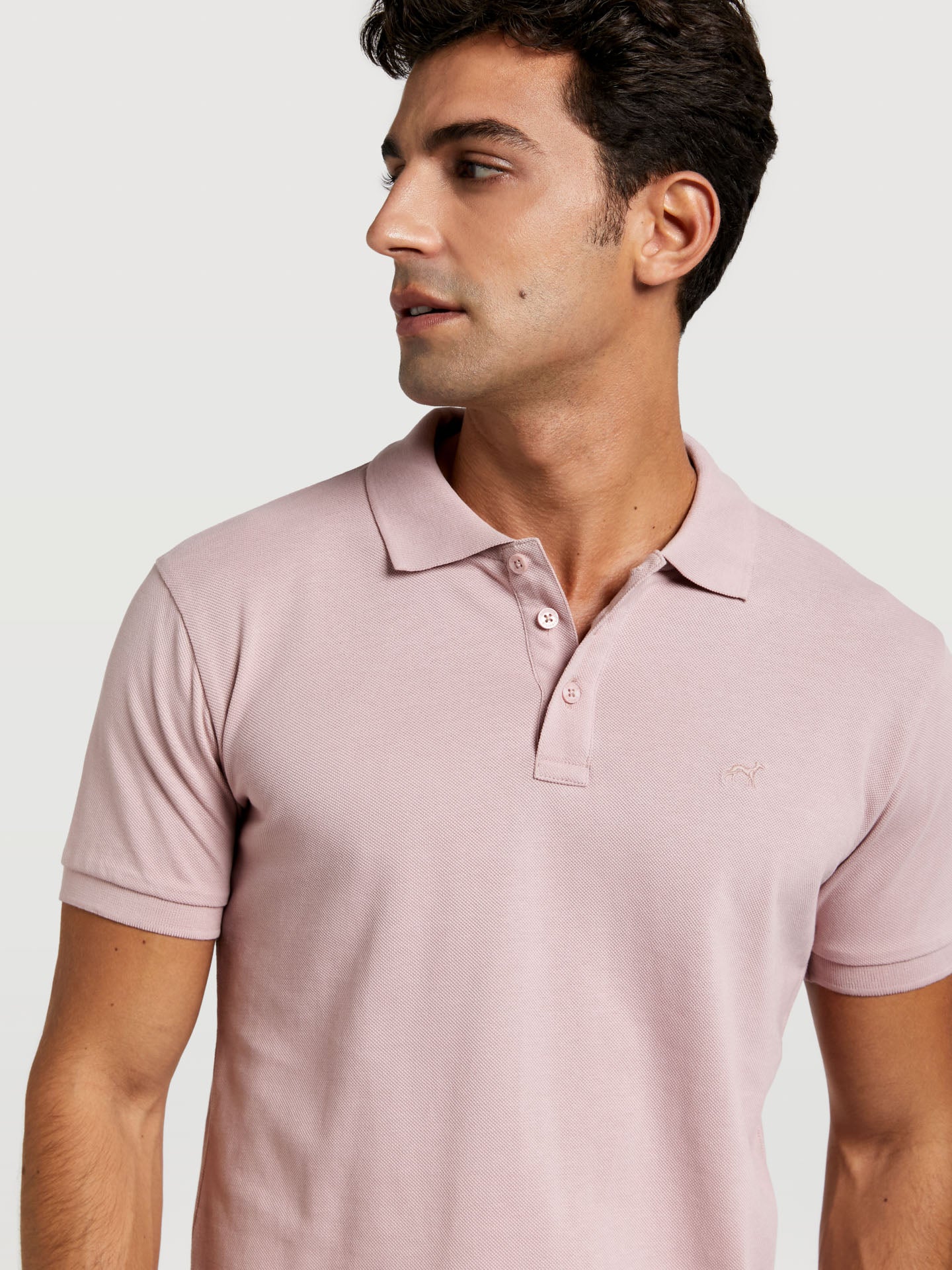 Slim fit basic piqué polo shirt - Image 31