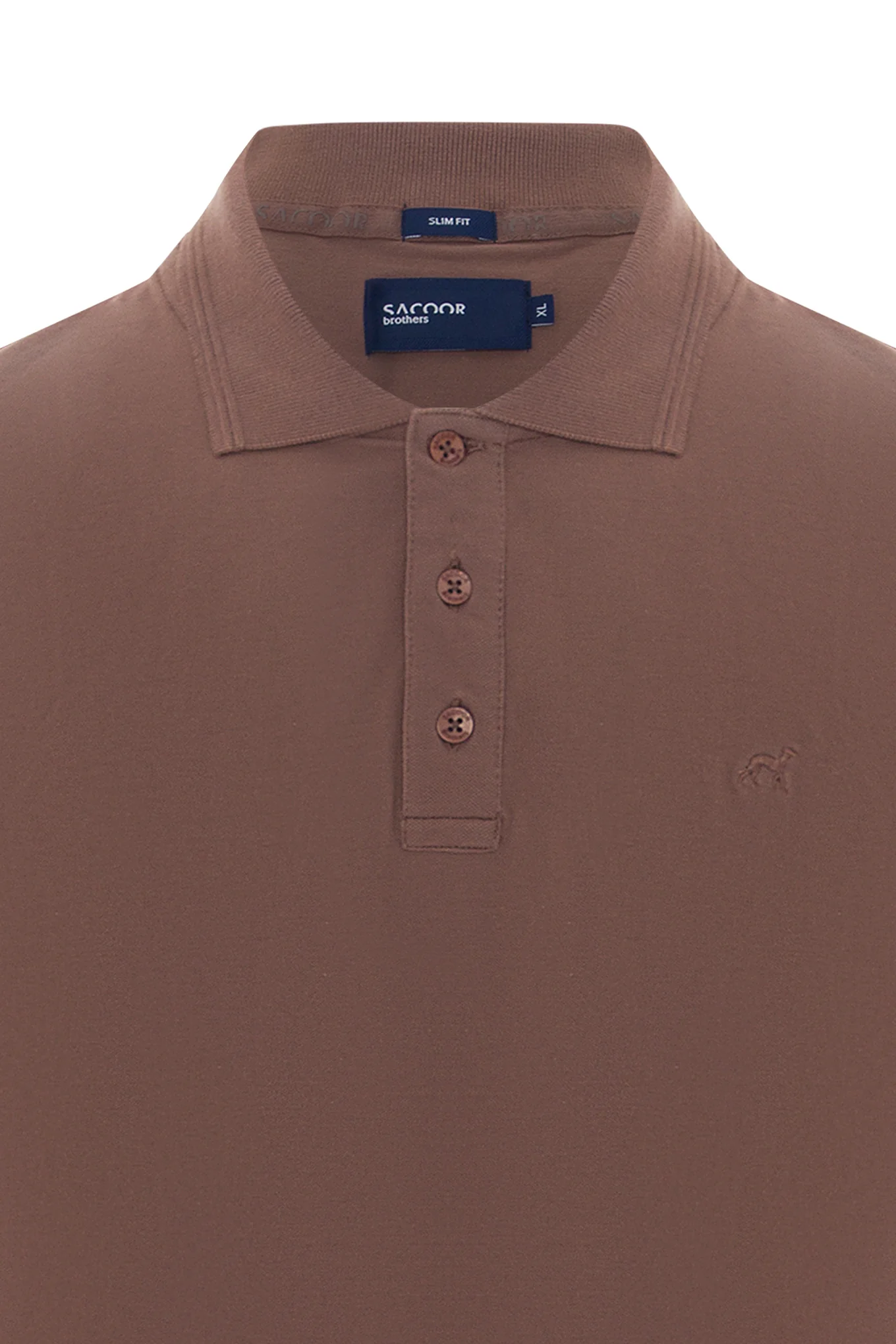 Slim fit basic piquet polo shirt - Image 10