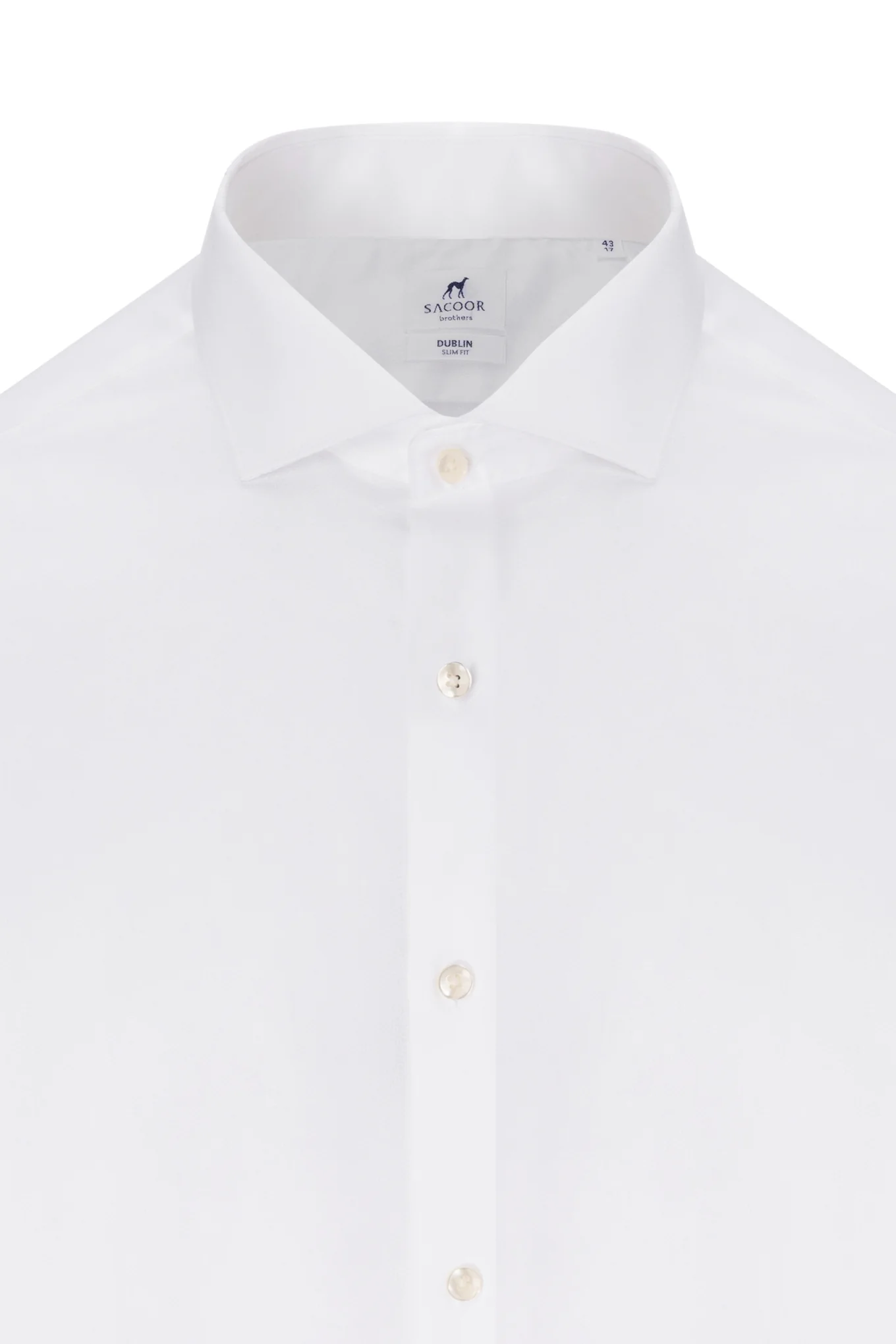Slim fit Business herringbone formal shirt - Image 3