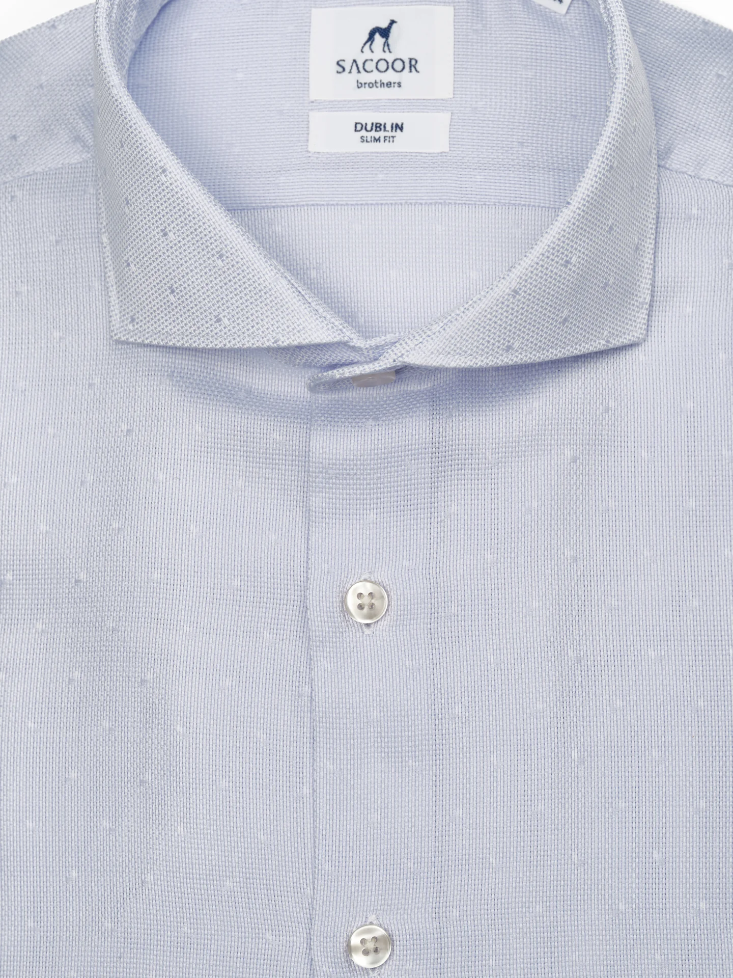 Slim fit Business padrão bolas formal shirt - Image 3