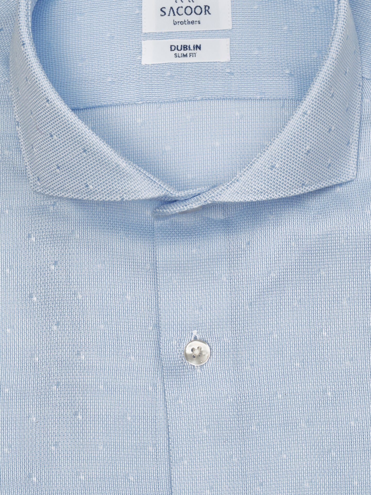 Slim fit Business padrão bolas formal shirt - Image 3