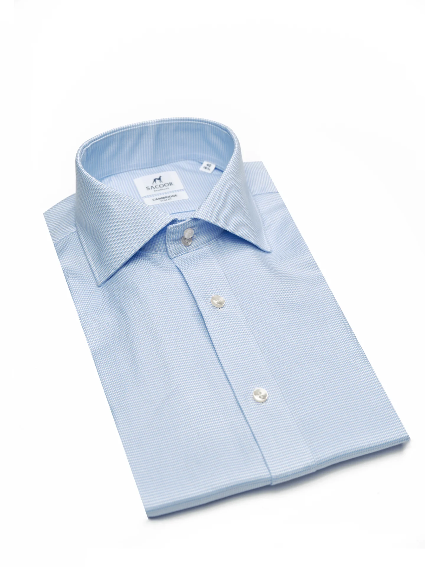 Slim fit Business pied-de-poule formal shirt - Image 2
