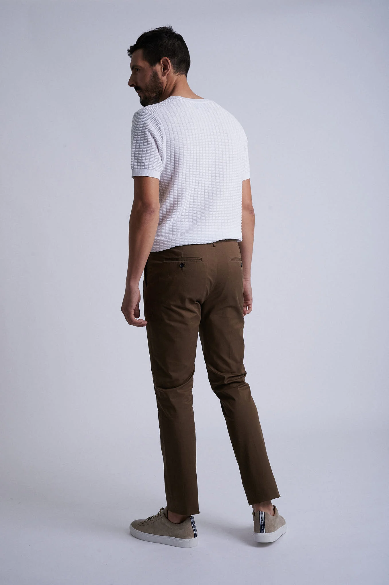 Slim fit chino in Cotton Elastane - Image 10