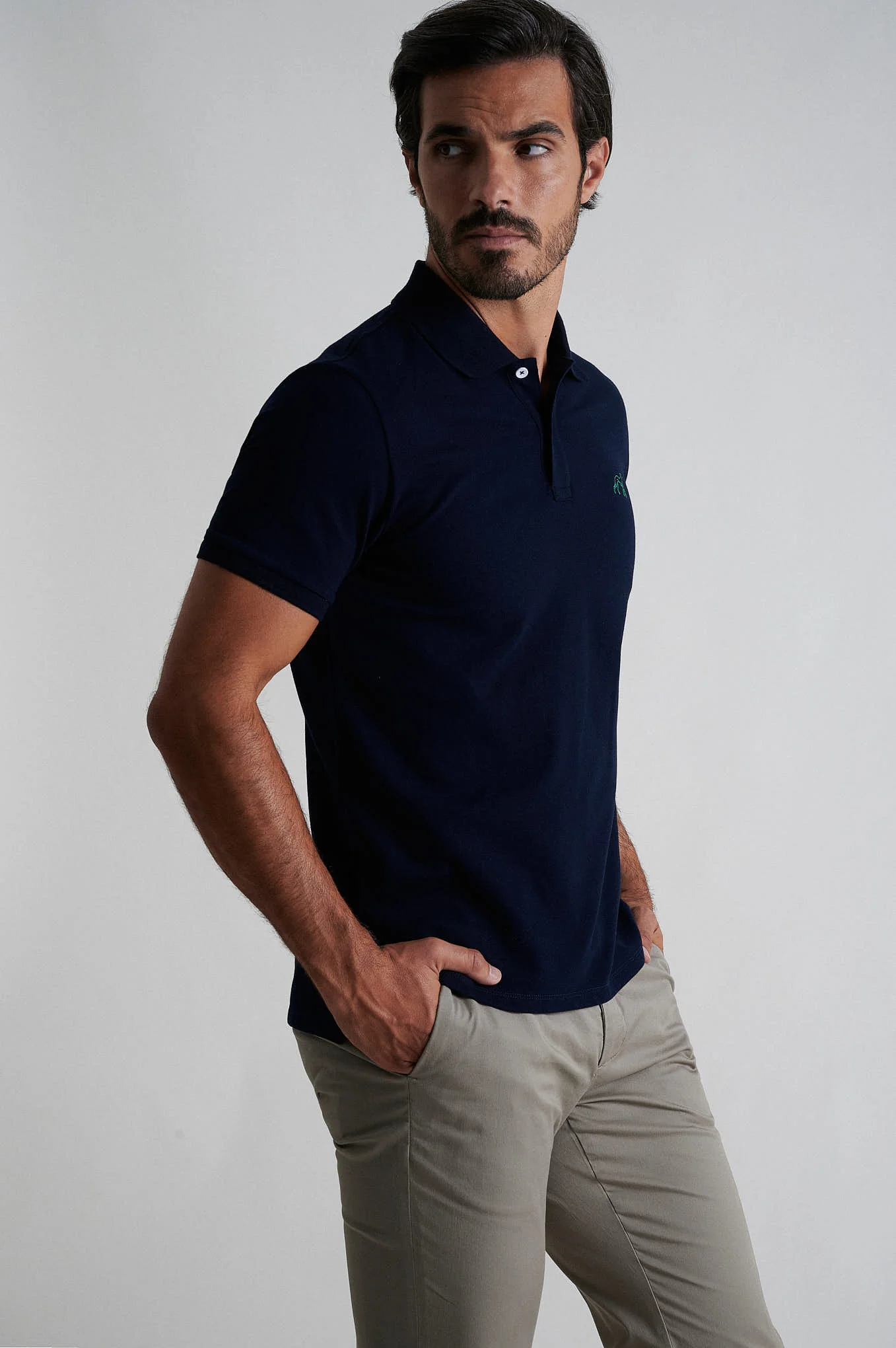 Slim fit chino in Cotton Elastane - Image 16