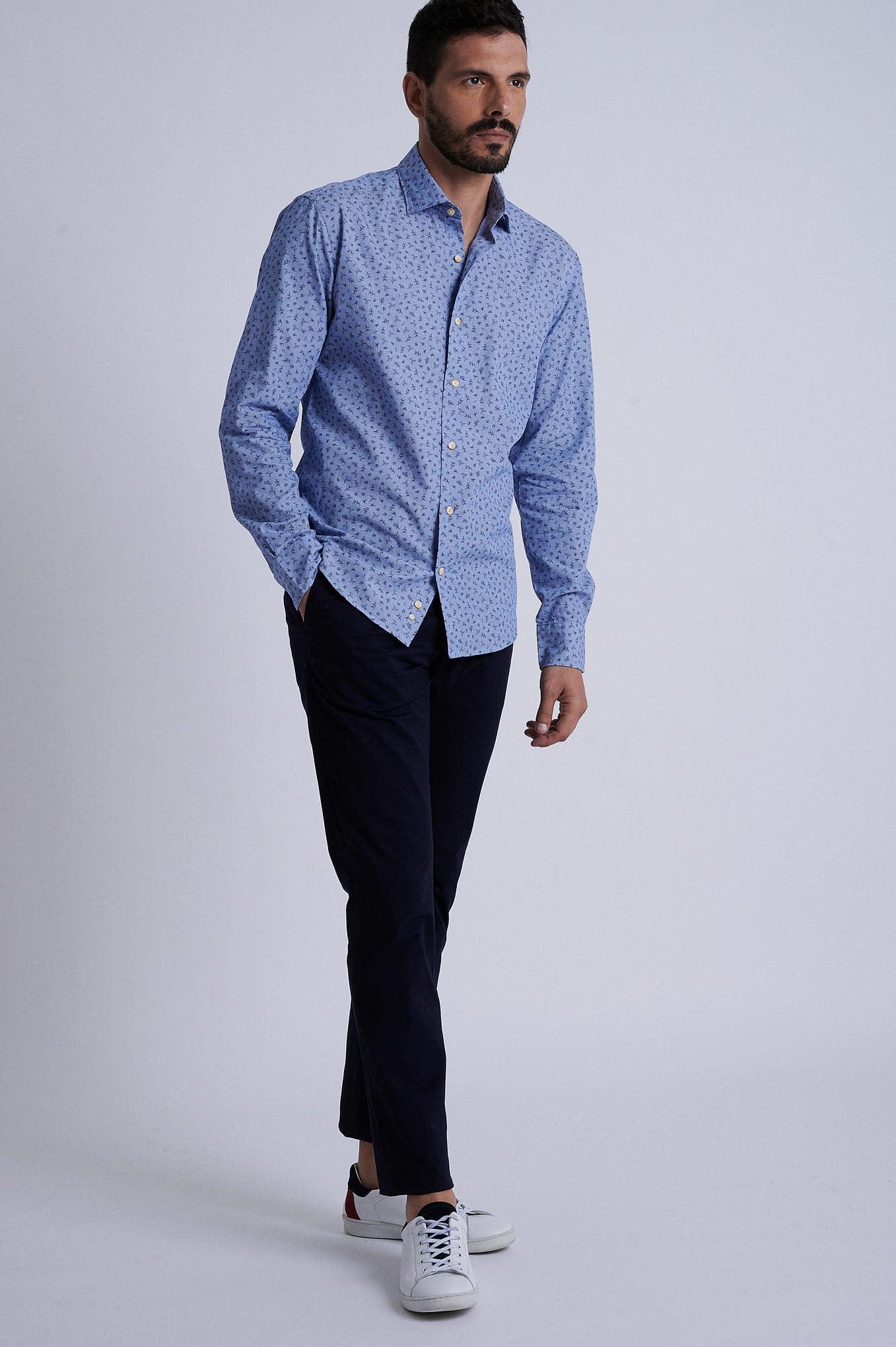 Slim fit chino in Cotton Elastane - Image 20