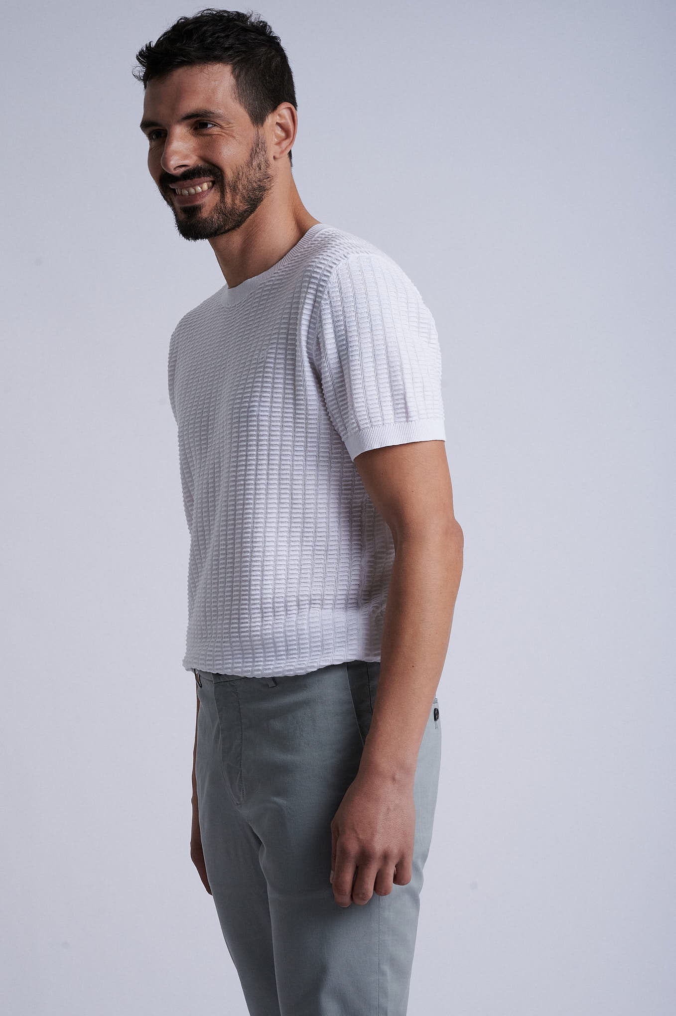 Slim fit chino in Cotton Elastane - Image 29
