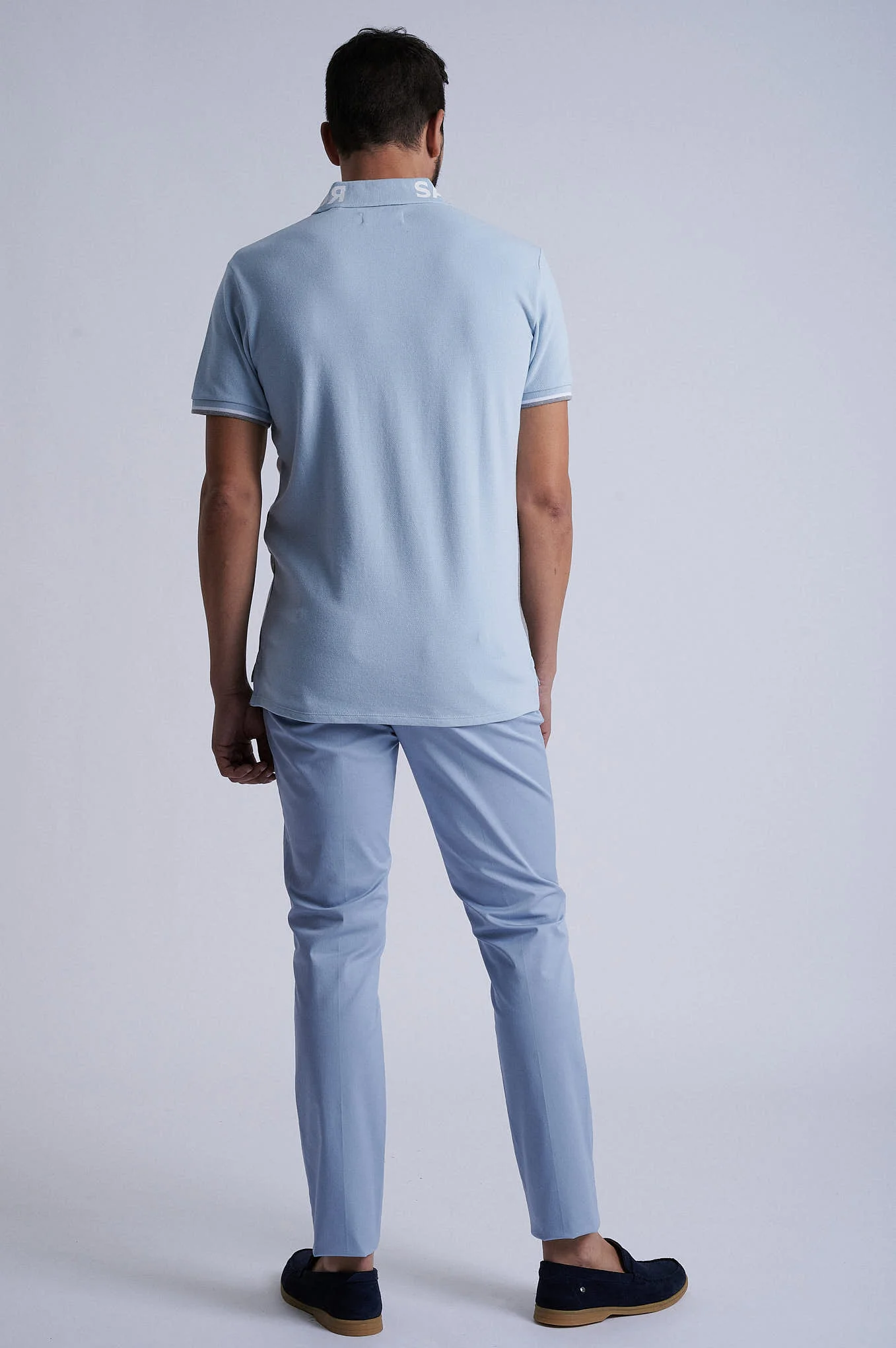 Slim fit chino in Cotton Elastane - Image 35