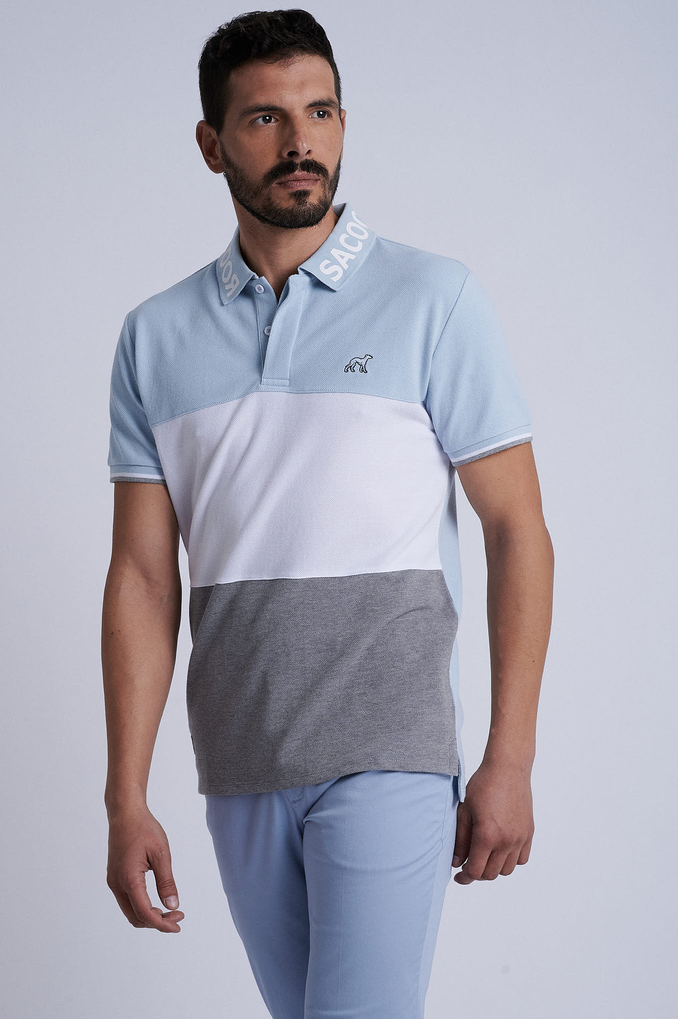 Slim fit chino in Cotton Elastane - Image 36