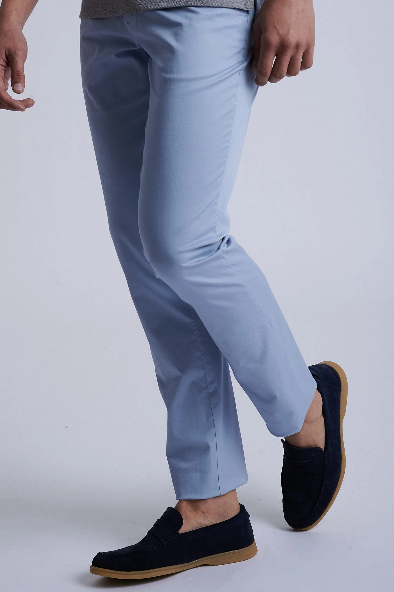Slim fit chino in Cotton Elastane - Image 37