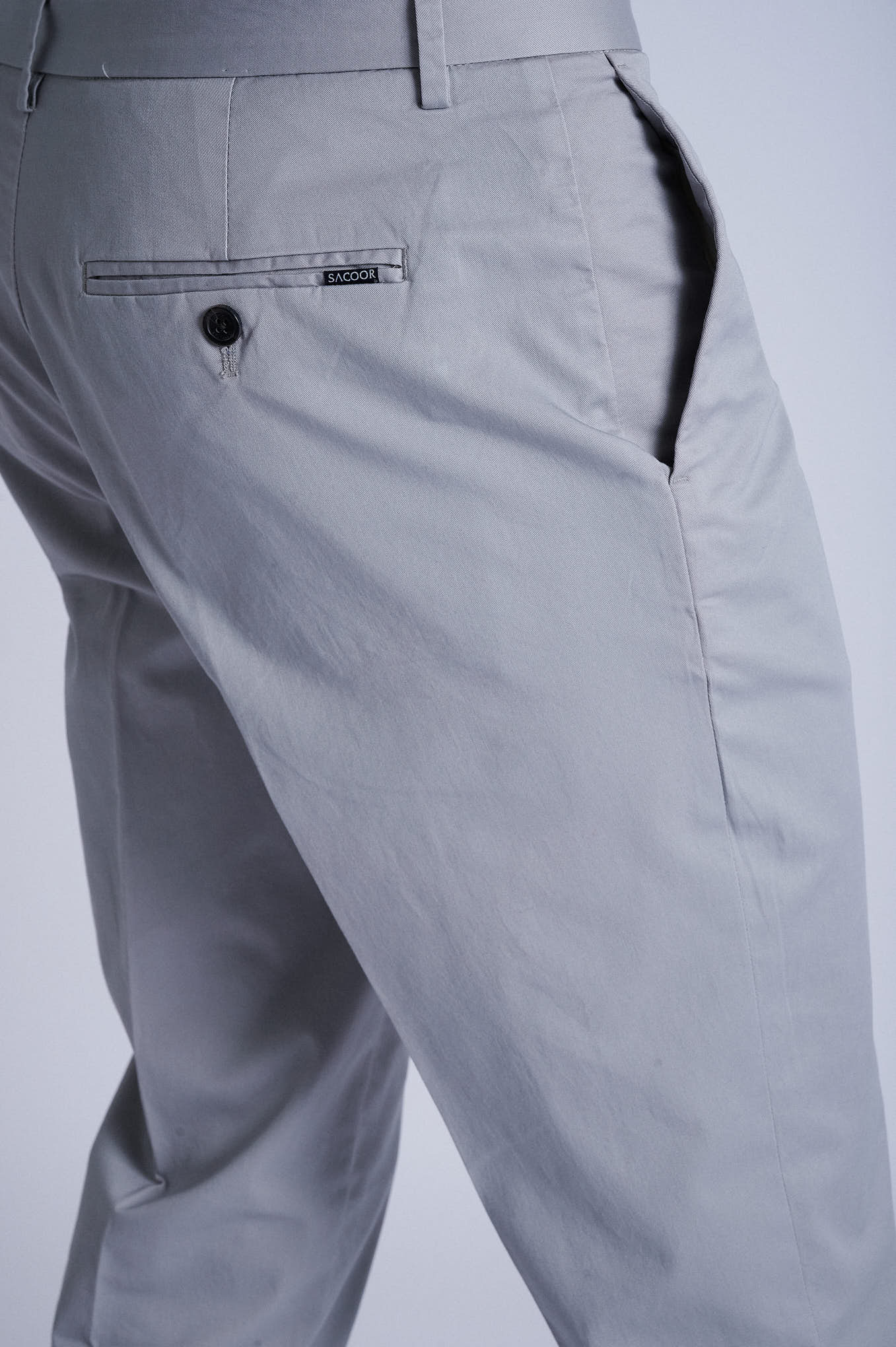 Slim fit chino in Cotton Elastane - Image 43